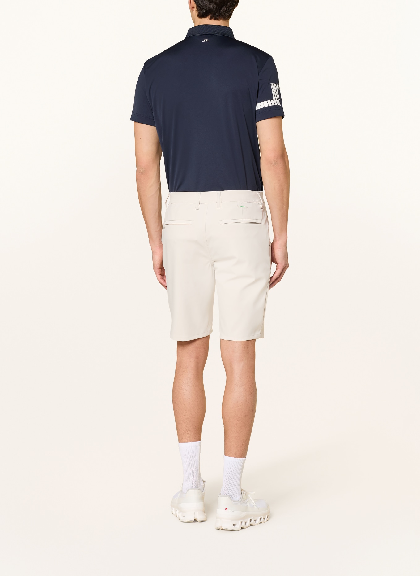 ALBERTO EARNIE golf shorts: CREAM