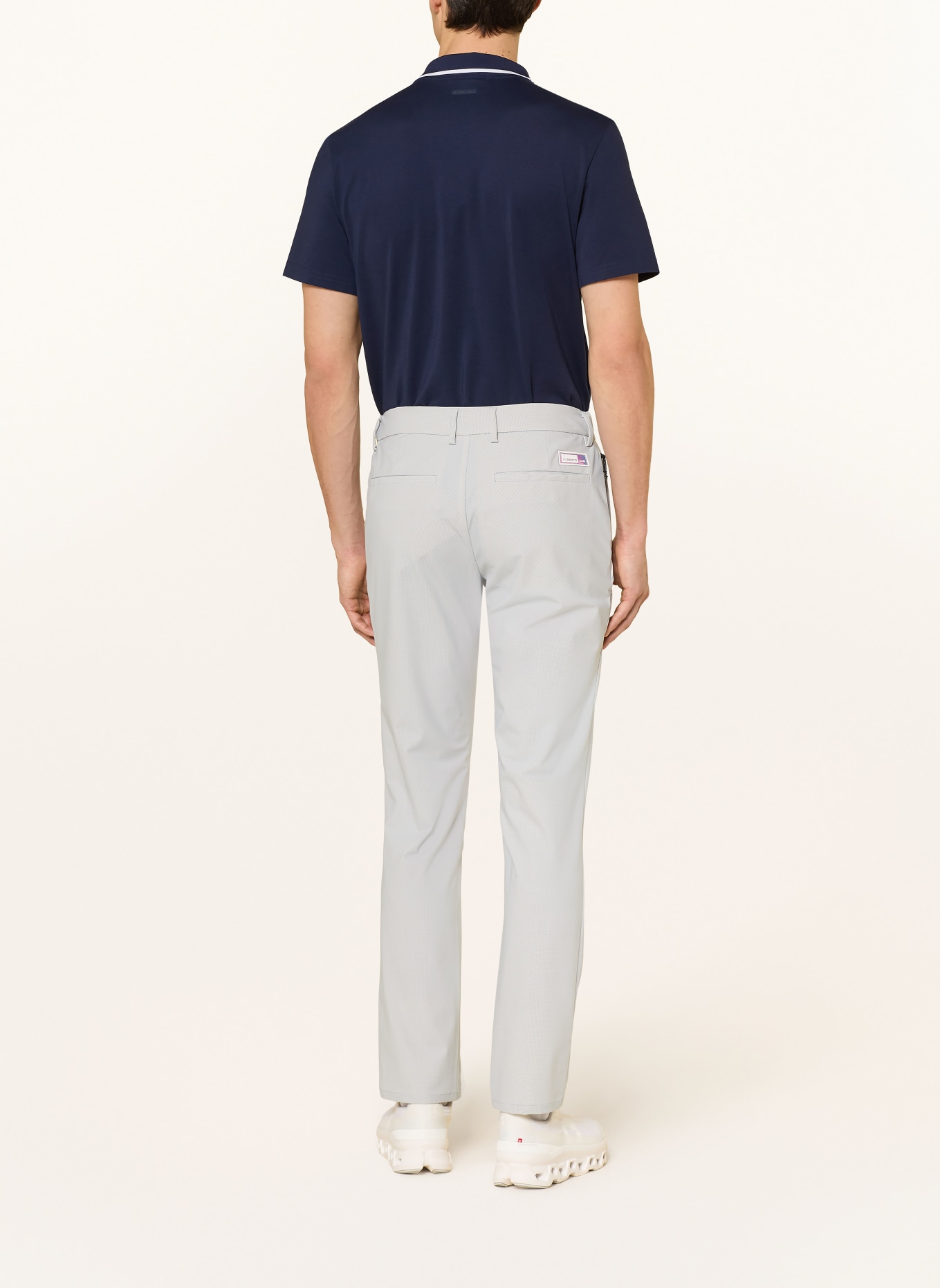 ALBERTO ROOKIE-7 Golf Pants - REVOLUTIONAL® SUMMER PRINT WR: LIGHT BLUE