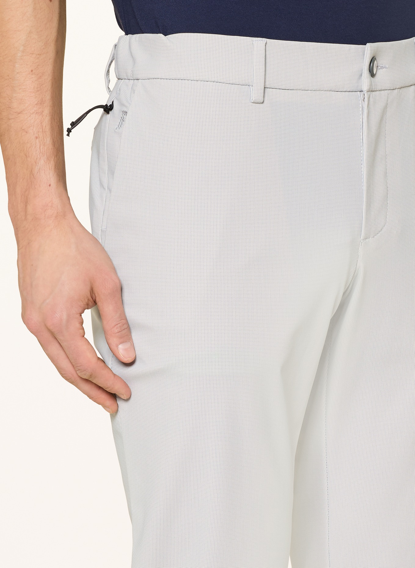 ALBERTO ROOKIE-7 Golf Pants - REVOLUTIONAL® SUMMER PRINT WR: LIGHT BLUE