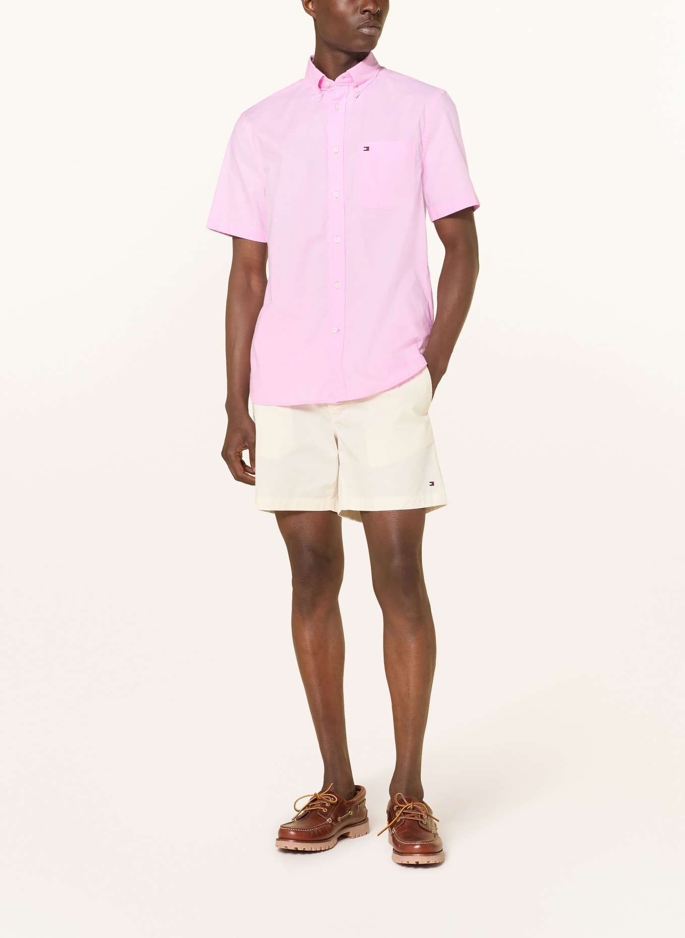 TOMMY HILFIGER Shorts DOVER Regular Fit: CREME