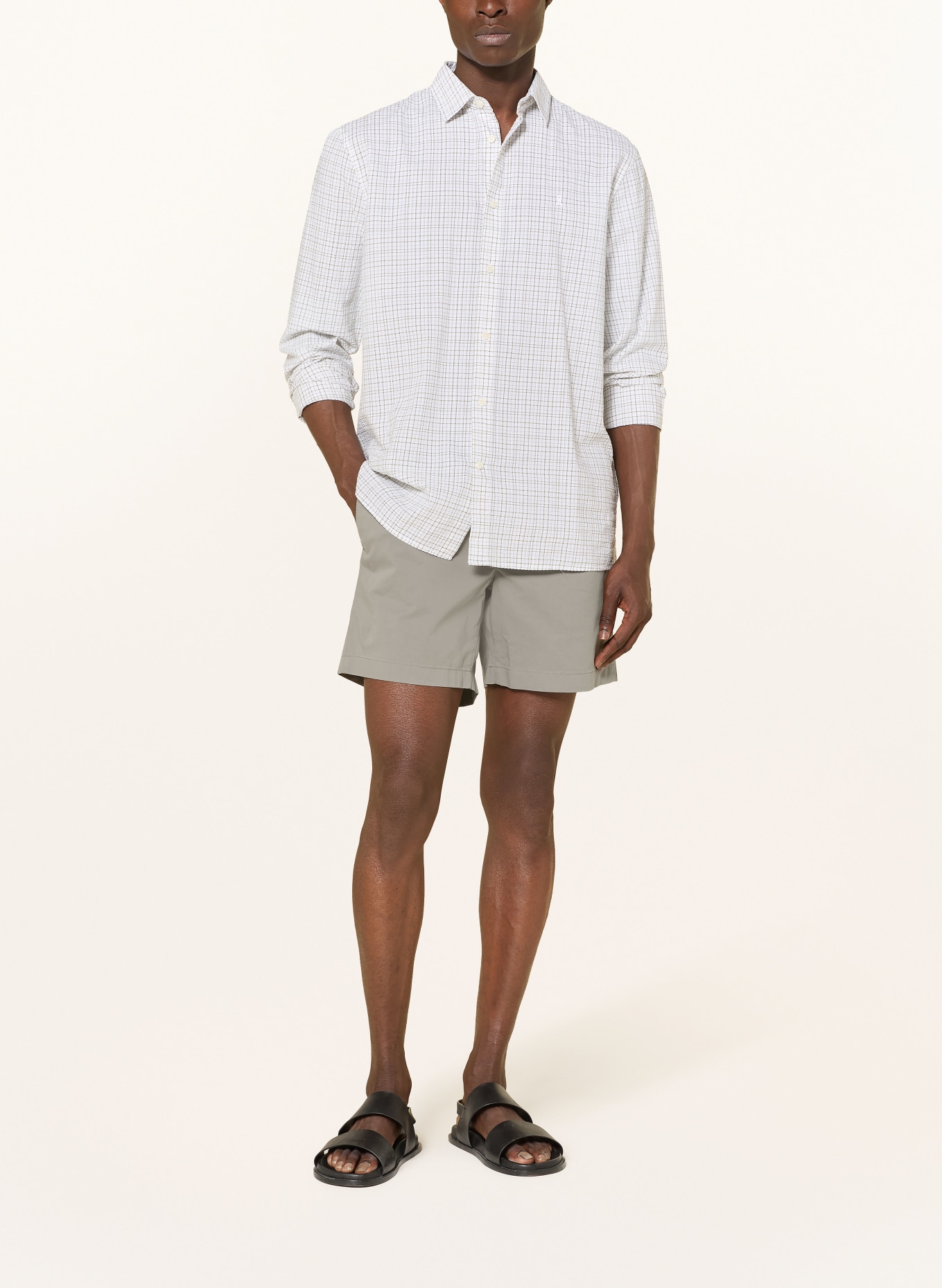 TOMMY HILFIGER Shorts DOVER Regular Fit: GRAU