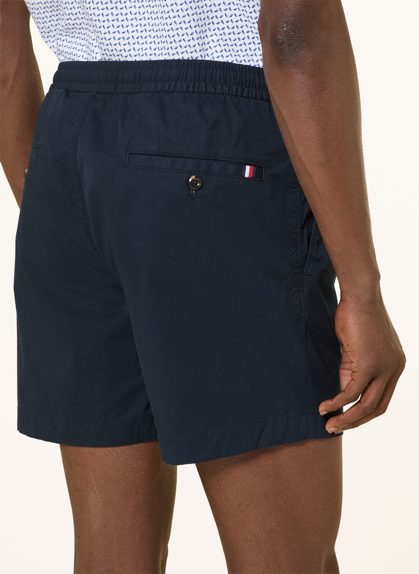 TOMMY HILFIGER Shorts DOVER Regular Fit: DUNKELBLAU