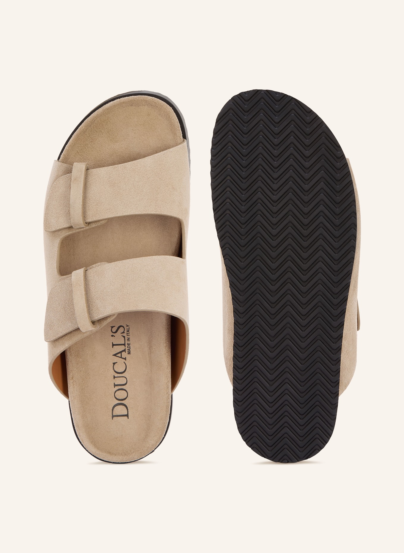 DOUCAL'S AKARI Mules: BEIGE