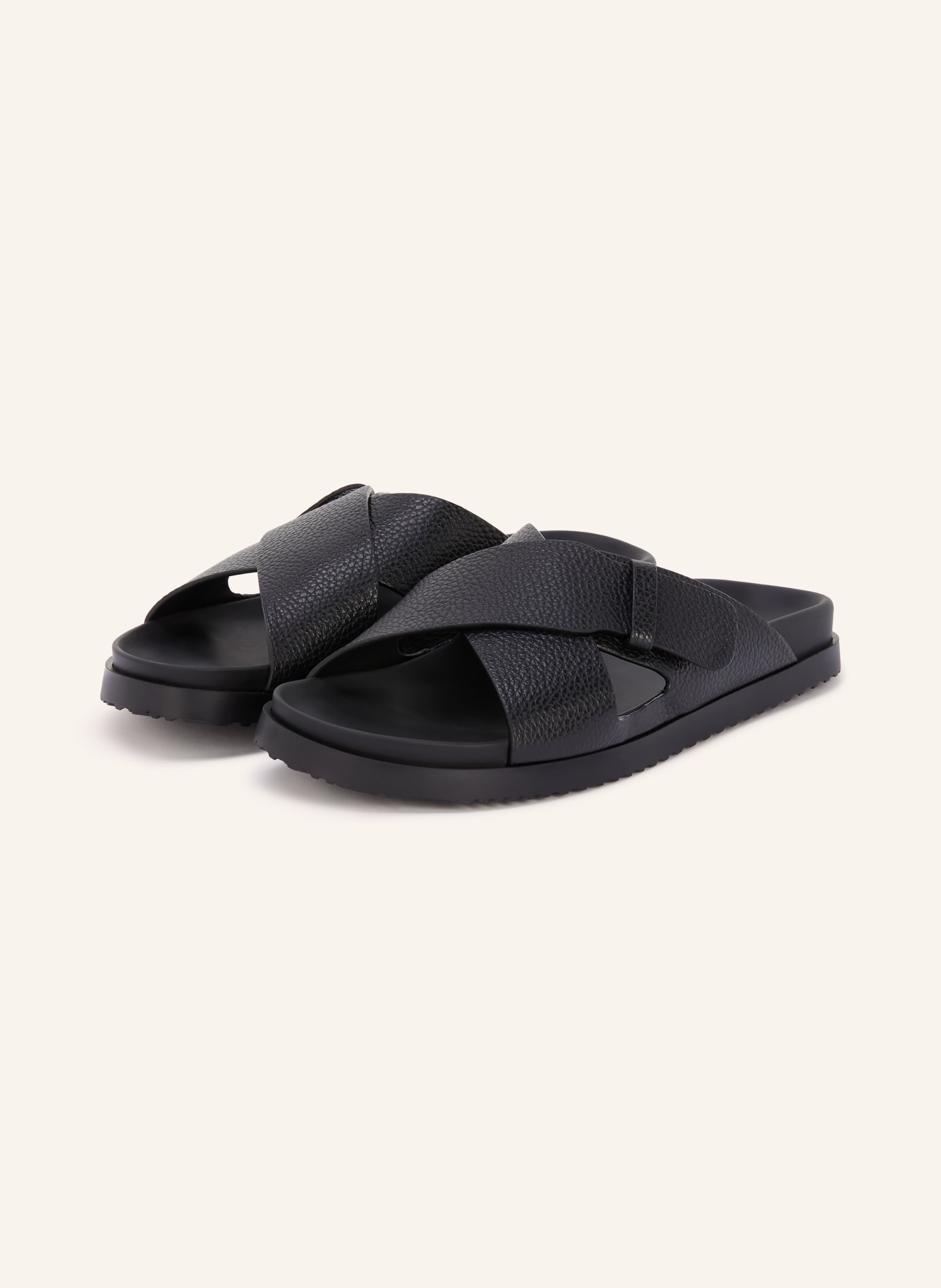 DOUCAL'S Pantoletten OLEA: SCHWARZ