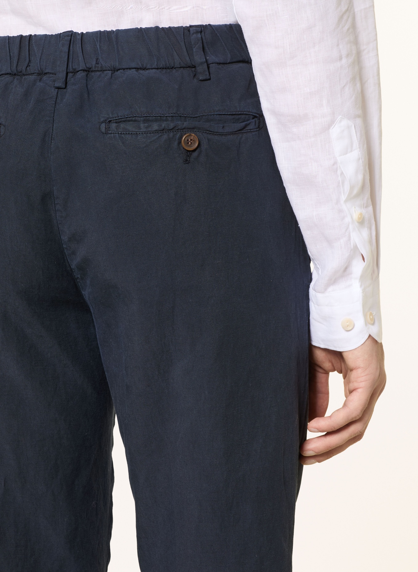 MYTHS Chino Regular Fit: DUNKELBLAU