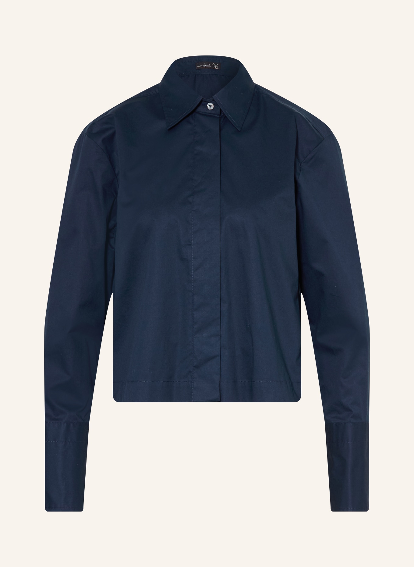 van Laack Shirt blouse VL-NOSINE-KSVO: DARK BLUE