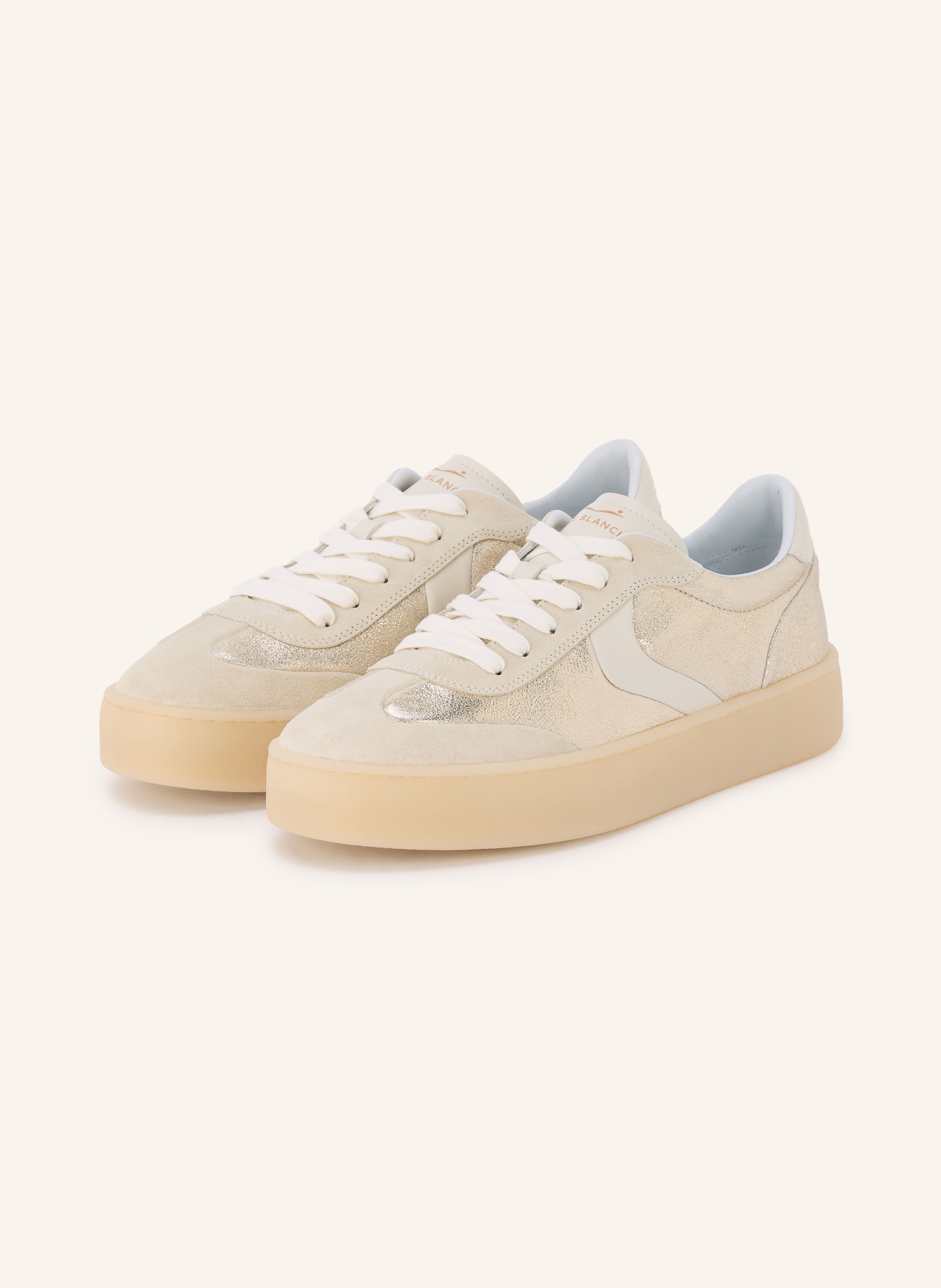 VOILE BLANCHE Sneaker: CREME / BEIGE
