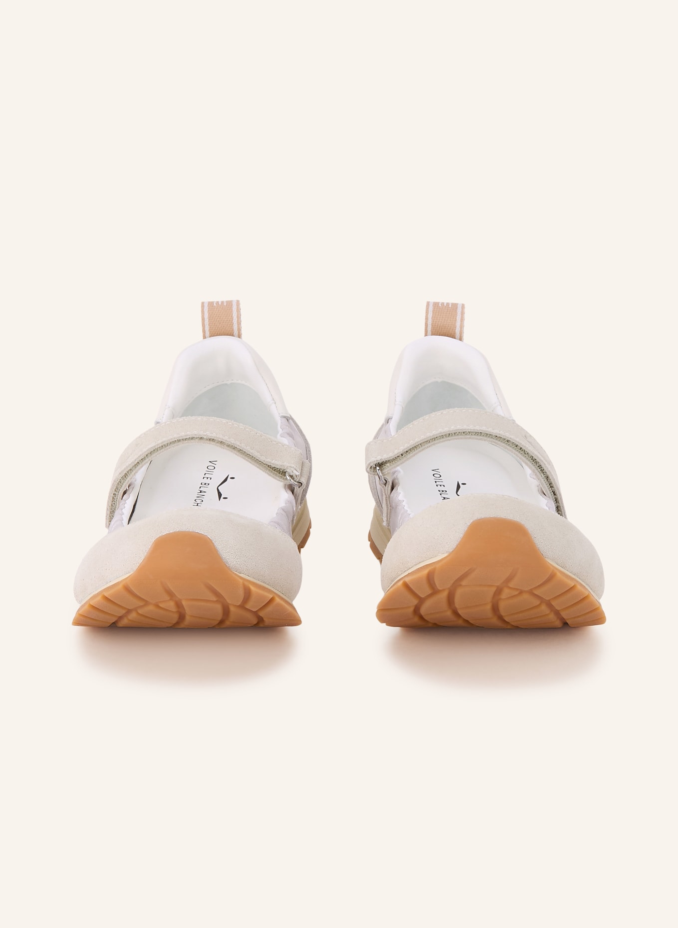 VOILE BLANCHE Mary Jane-ballerina's PLAY BABE: ZILVER / LICHTGRIJS