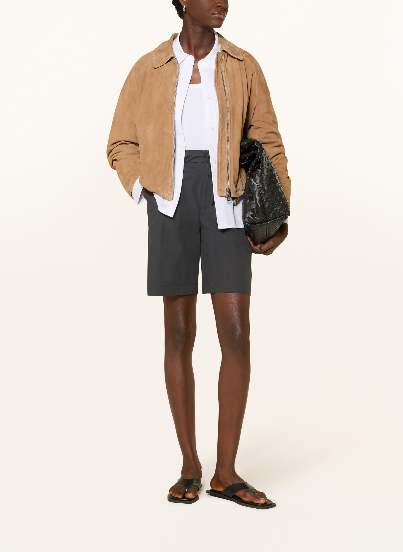 YERSE Short MAGGIE: BLEU FONCÉ