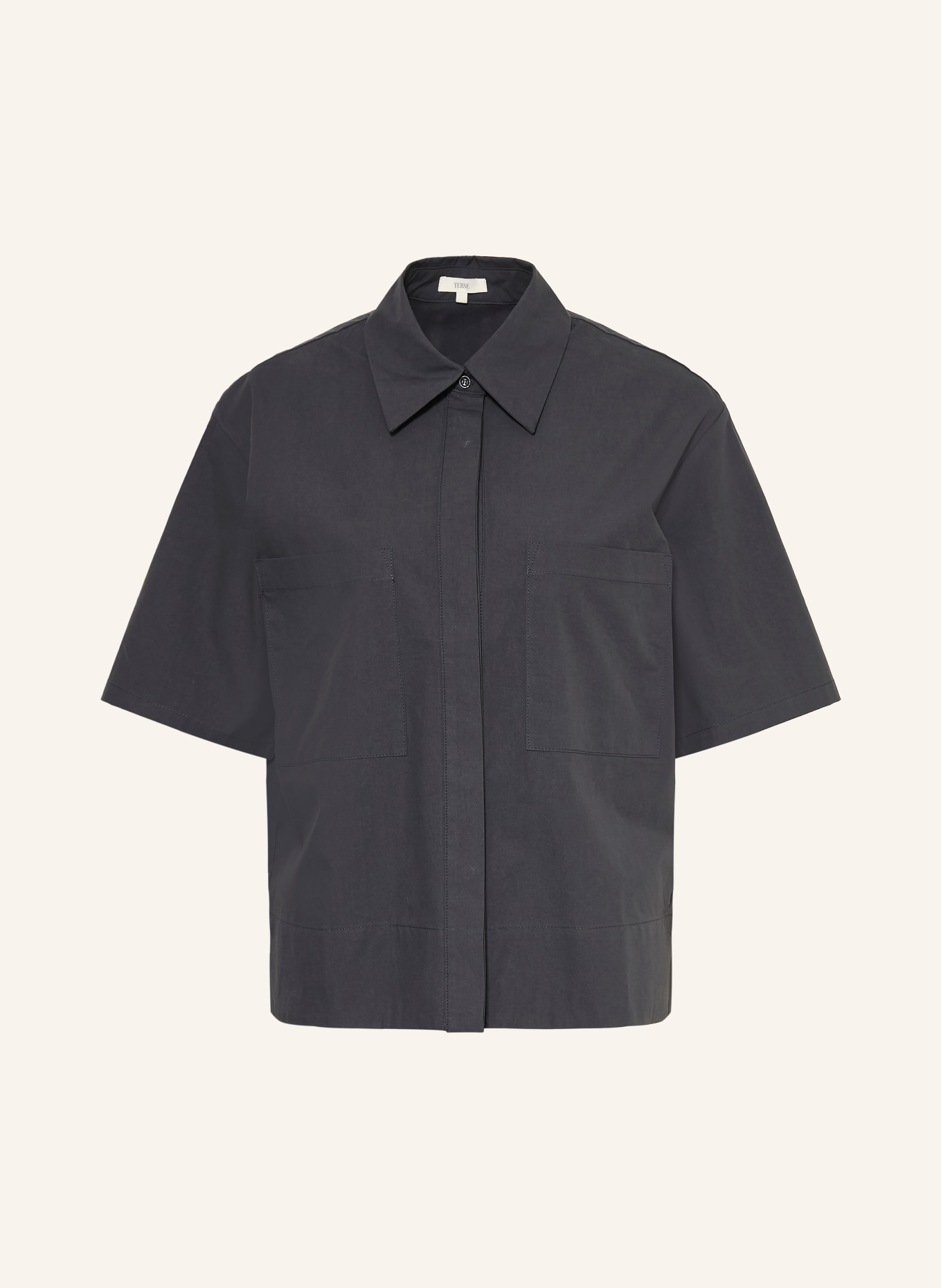 YERSE Hemdbluse MAGGIE: DUNKELBLAU