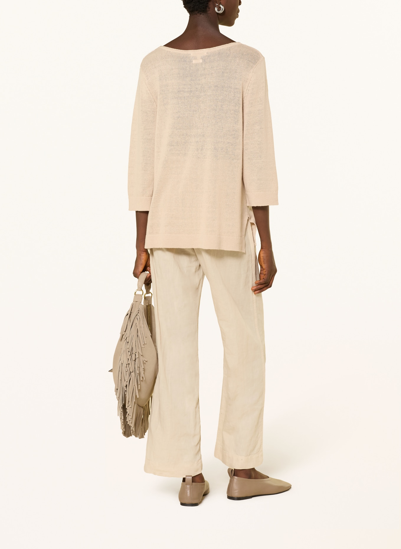 YERSE Leinenpullover CHARLOTTE: BEIGE