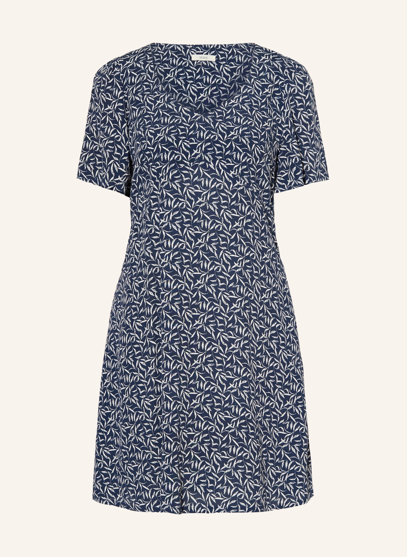 YERSE Robe IPANEMA: BLEU FONCÉ / BLANC