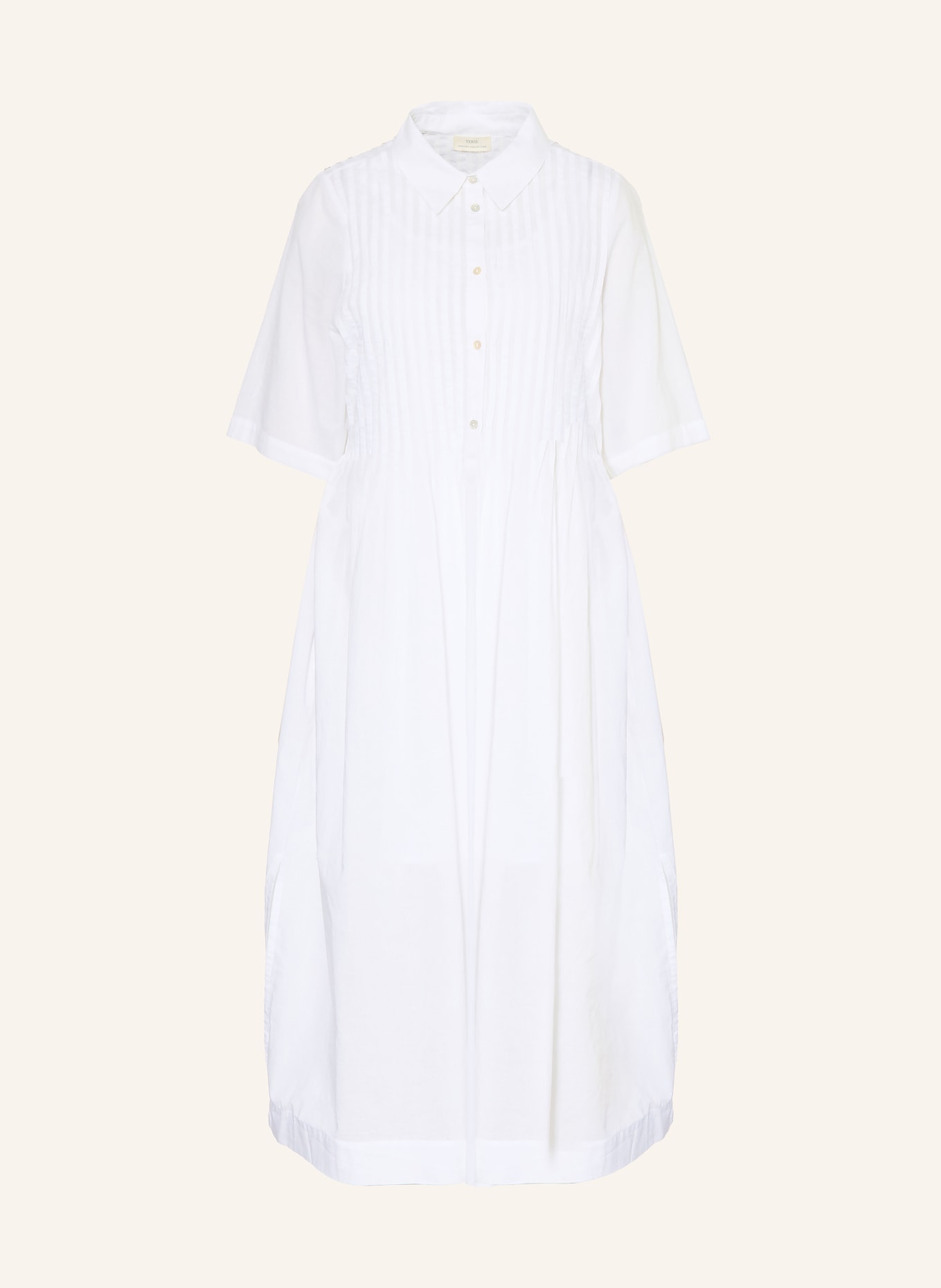 YERSE Hemdblusenkleid NARA: WEISS