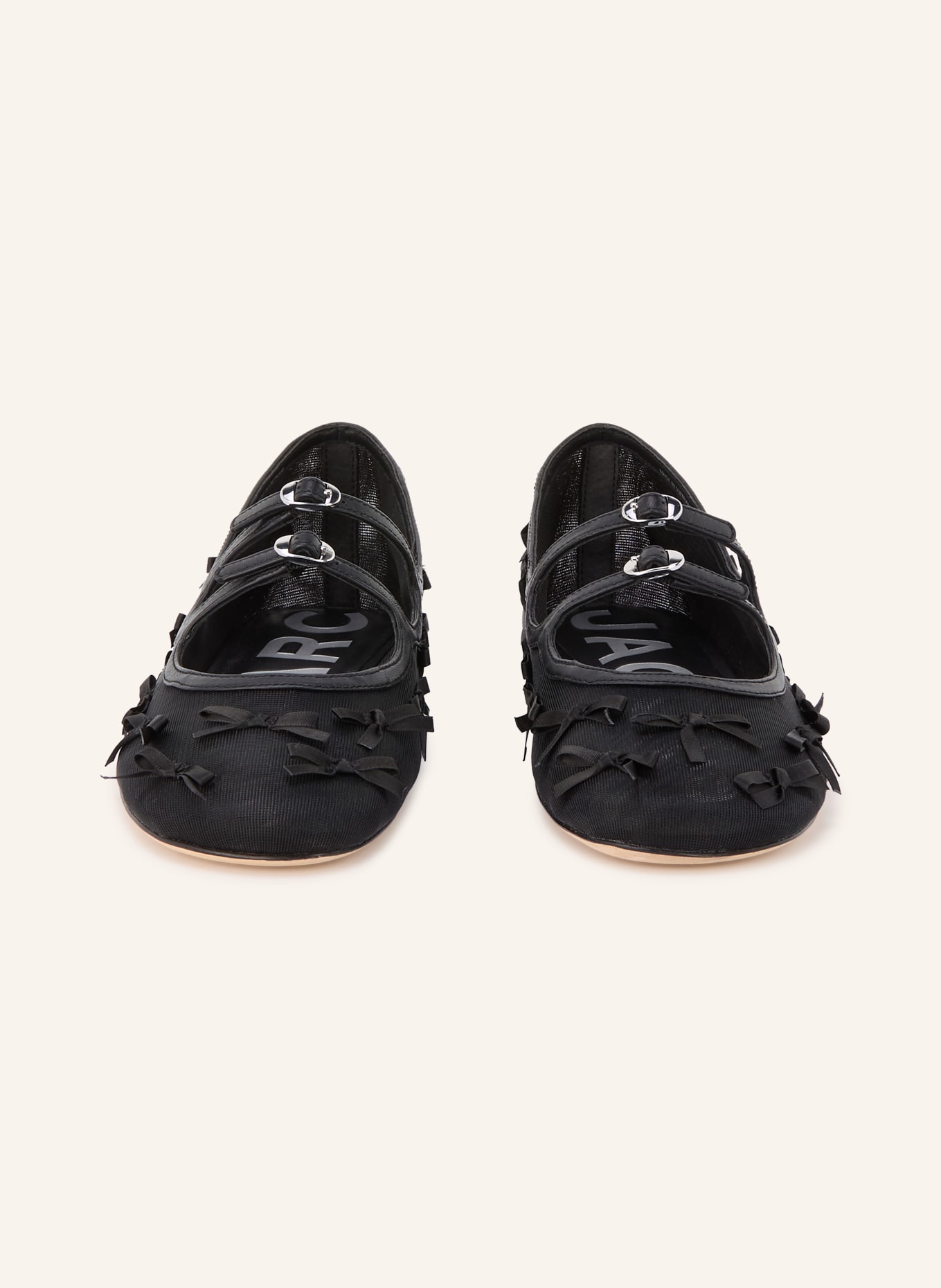 MARC JACOBS Baleriny THE KIKI BALLERINA: CZARNY