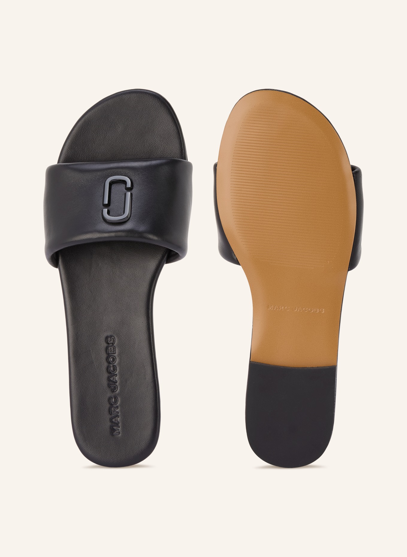 MARC JACOBS Slippers THE SNAPSHOT: ZWART