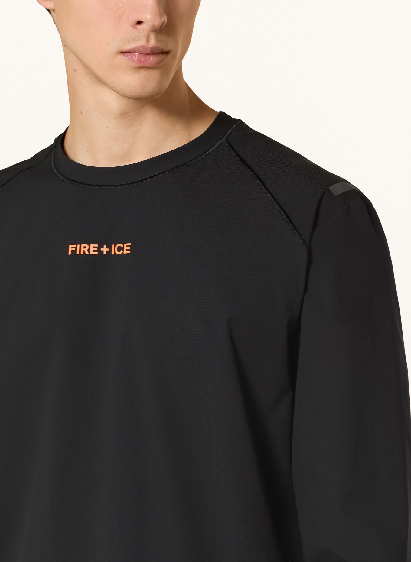 FIRE+ICE ALEGO functional shirt: BLACK