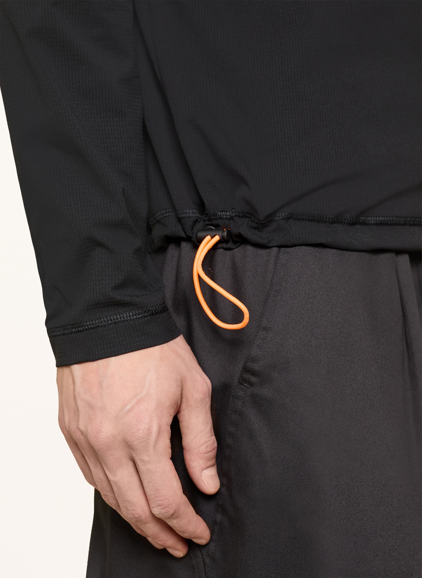 FIRE+ICE ALEGO functional shirt: BLACK