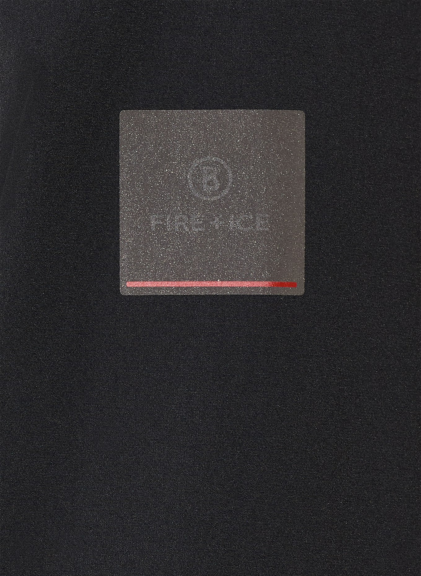 FIRE+ICE KEGAN hybrid quilted jacket: BLACK