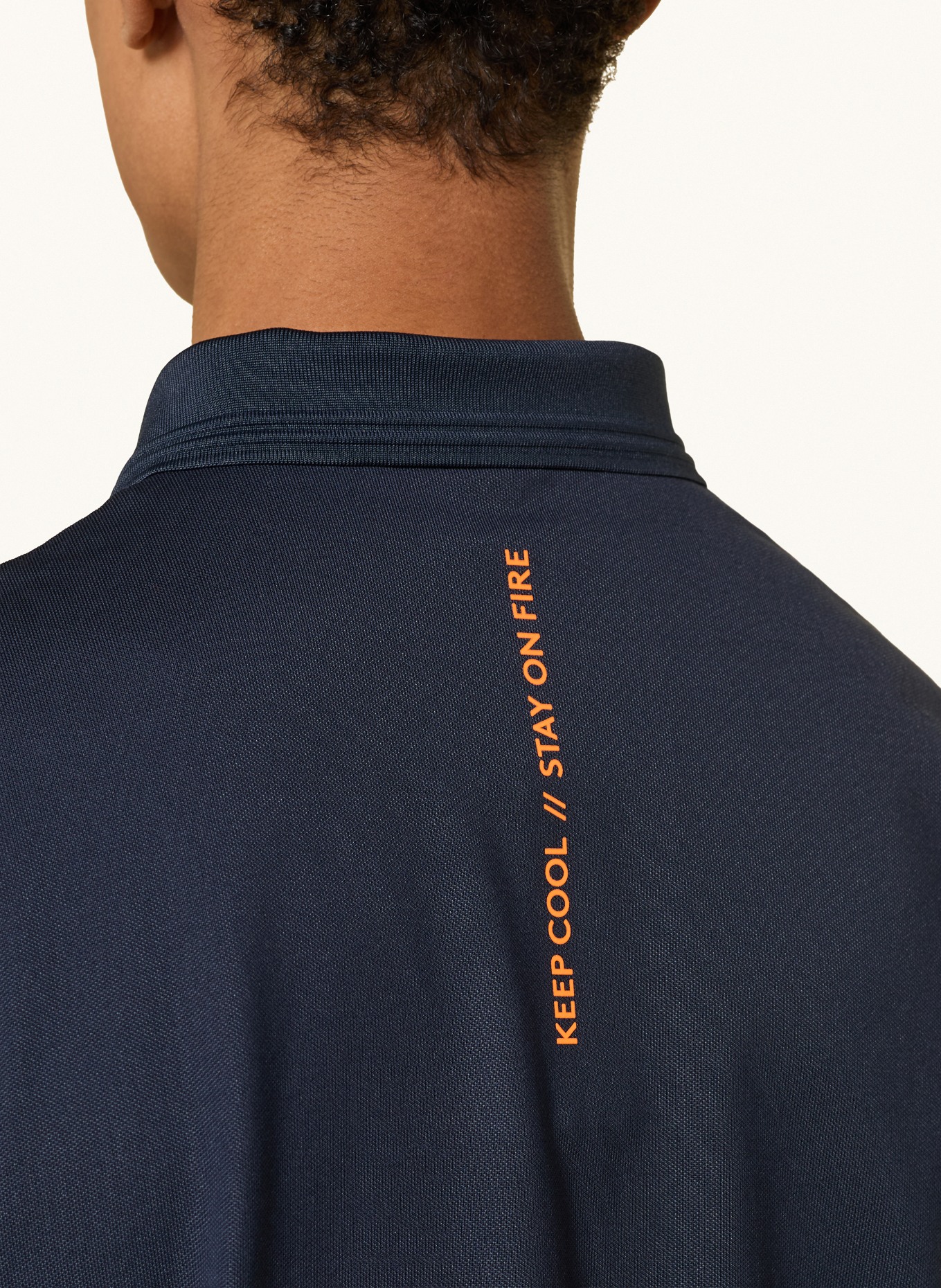 FIRE+ICE Jersey polo shirt MIKKA: DARK BLUE