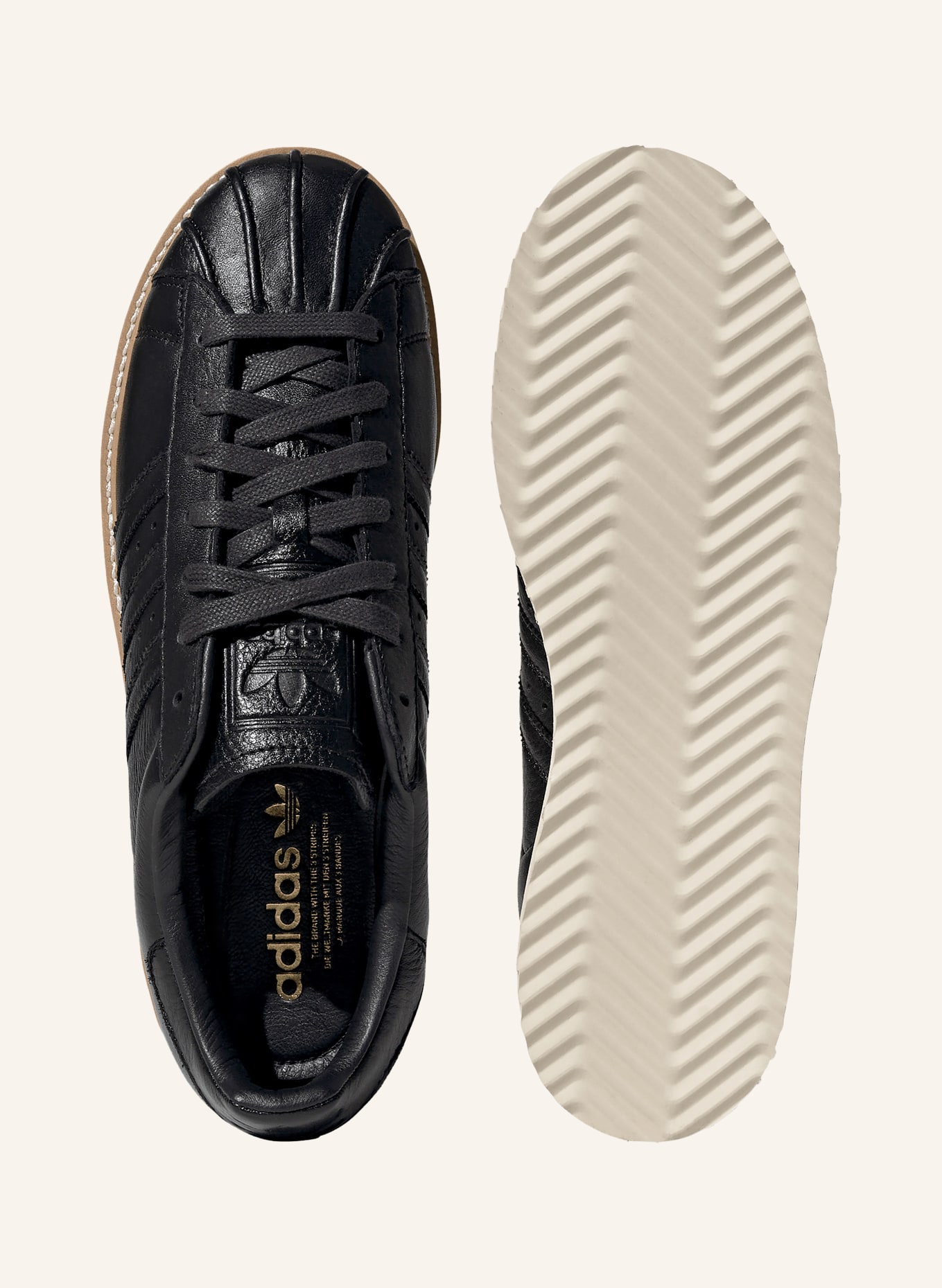 adidas Originals Baskets SUPERSTAR LUX: NOIR