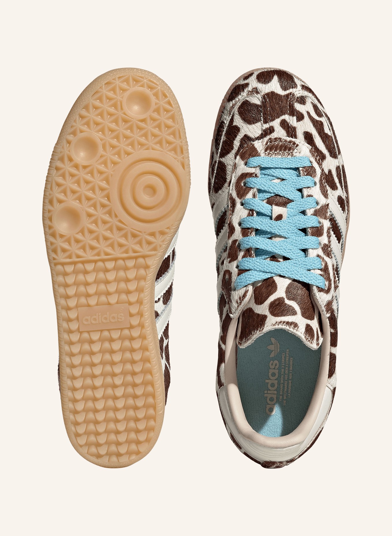 adidas Originals Baskets SAMBA OG: CRÈME / MARRON