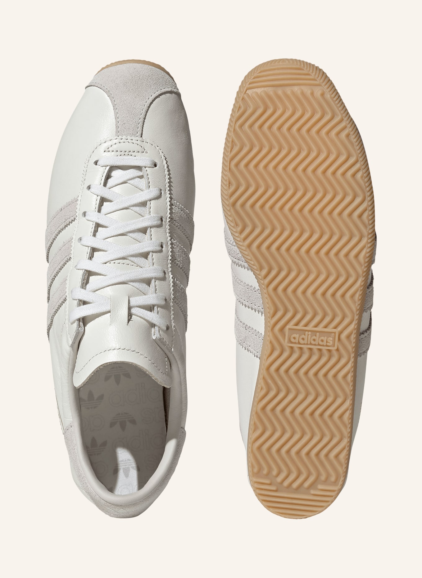 adidas Originals Trampki PARIS: BIAŁY / ZŁOTY / SZARY