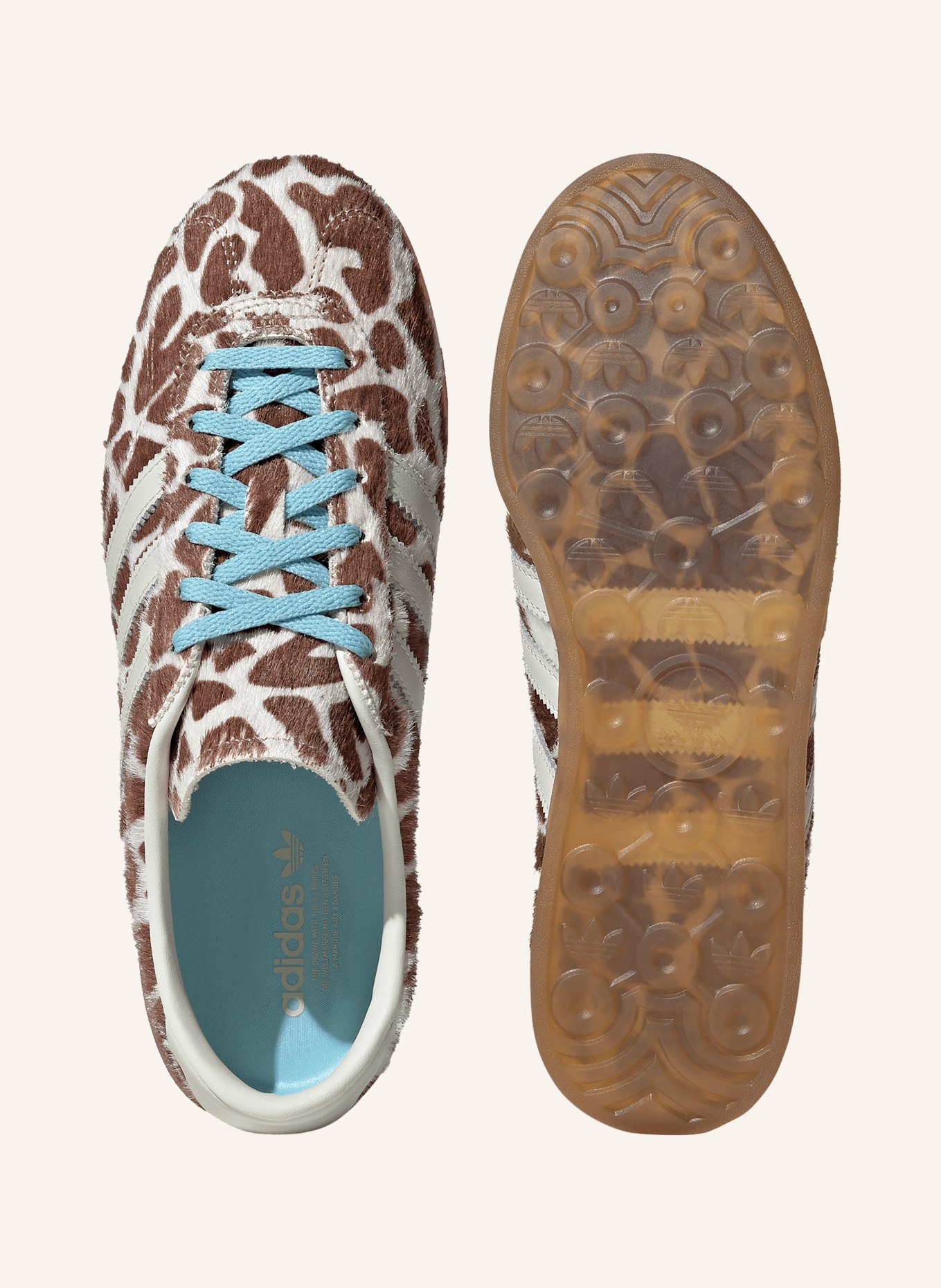 adidas Originals Baskets GAZELLE LO PRO: MARRON / ÉCRU / CRÈME