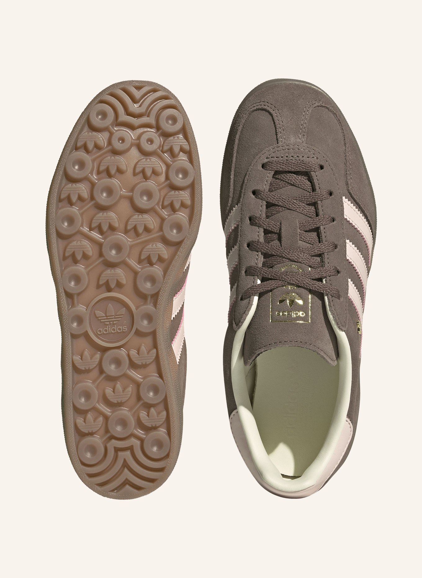 adidas Originals Baskets GAZELLE INDOOR: MARRON / ROSE