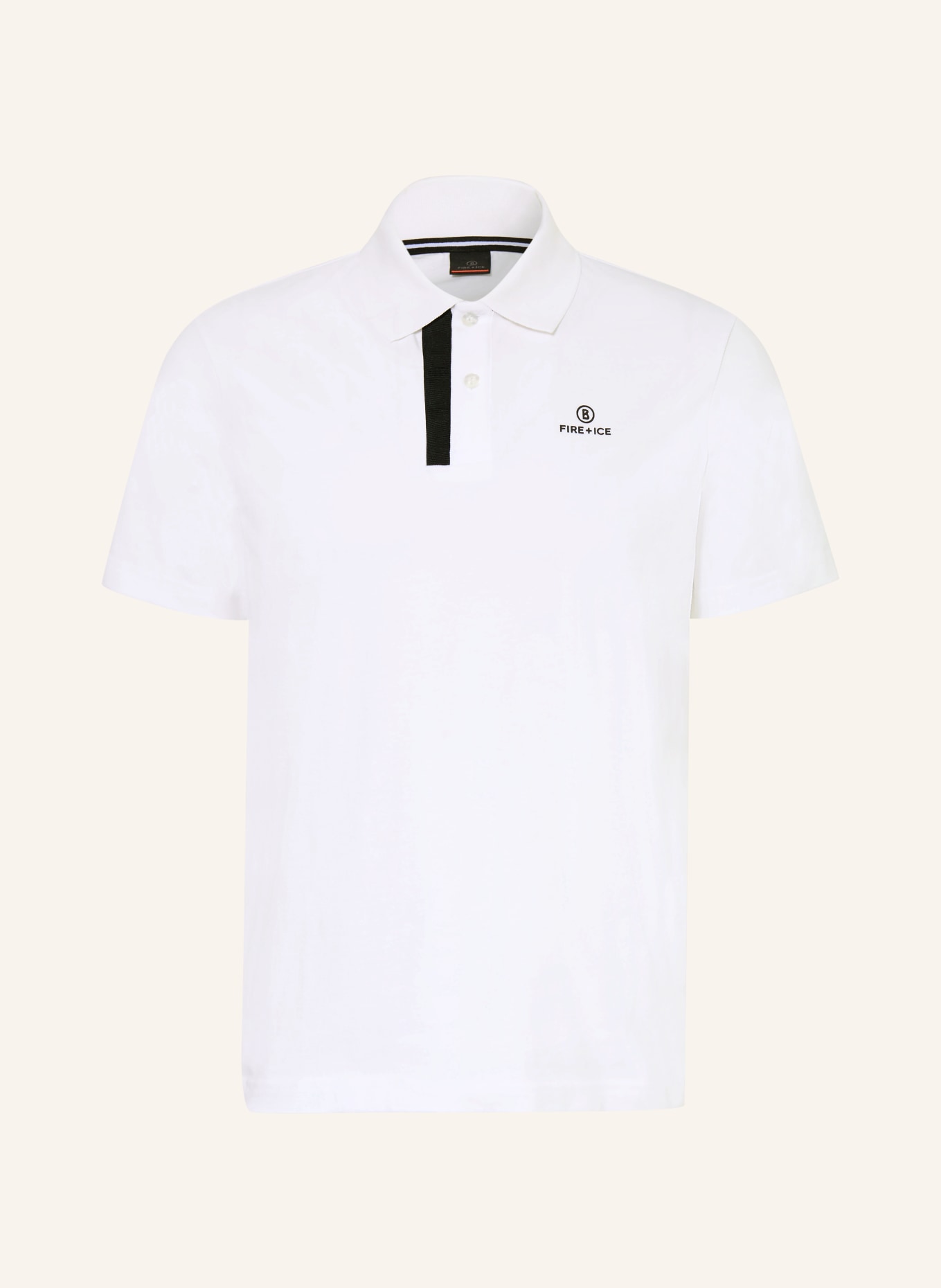 FIRE+ICE RAMON4 piqué polo shirt: WHITE