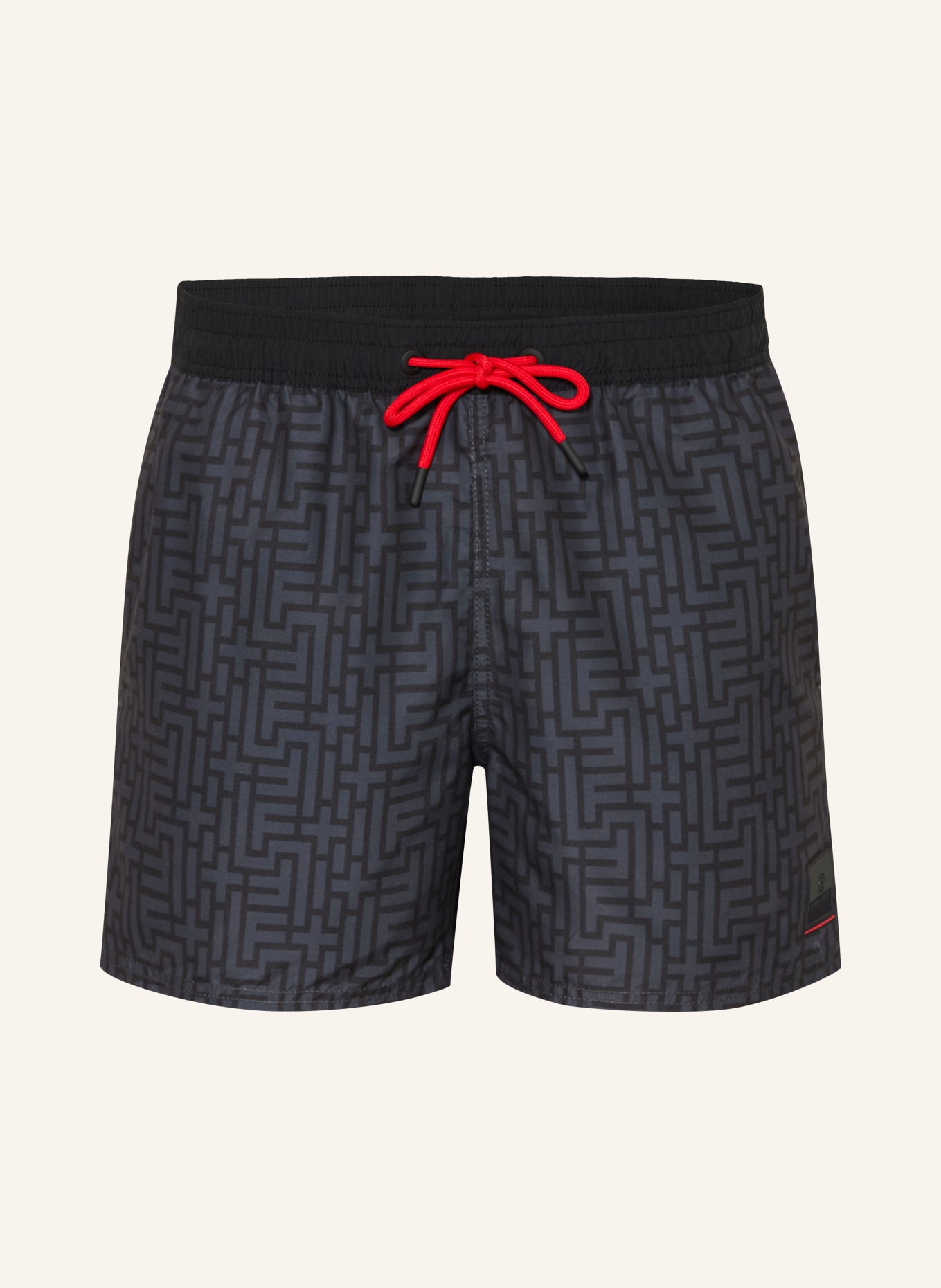 FIRE+ICE Szorty kąpielowe NELSON2: SZARY / CZIEMNOSZARY