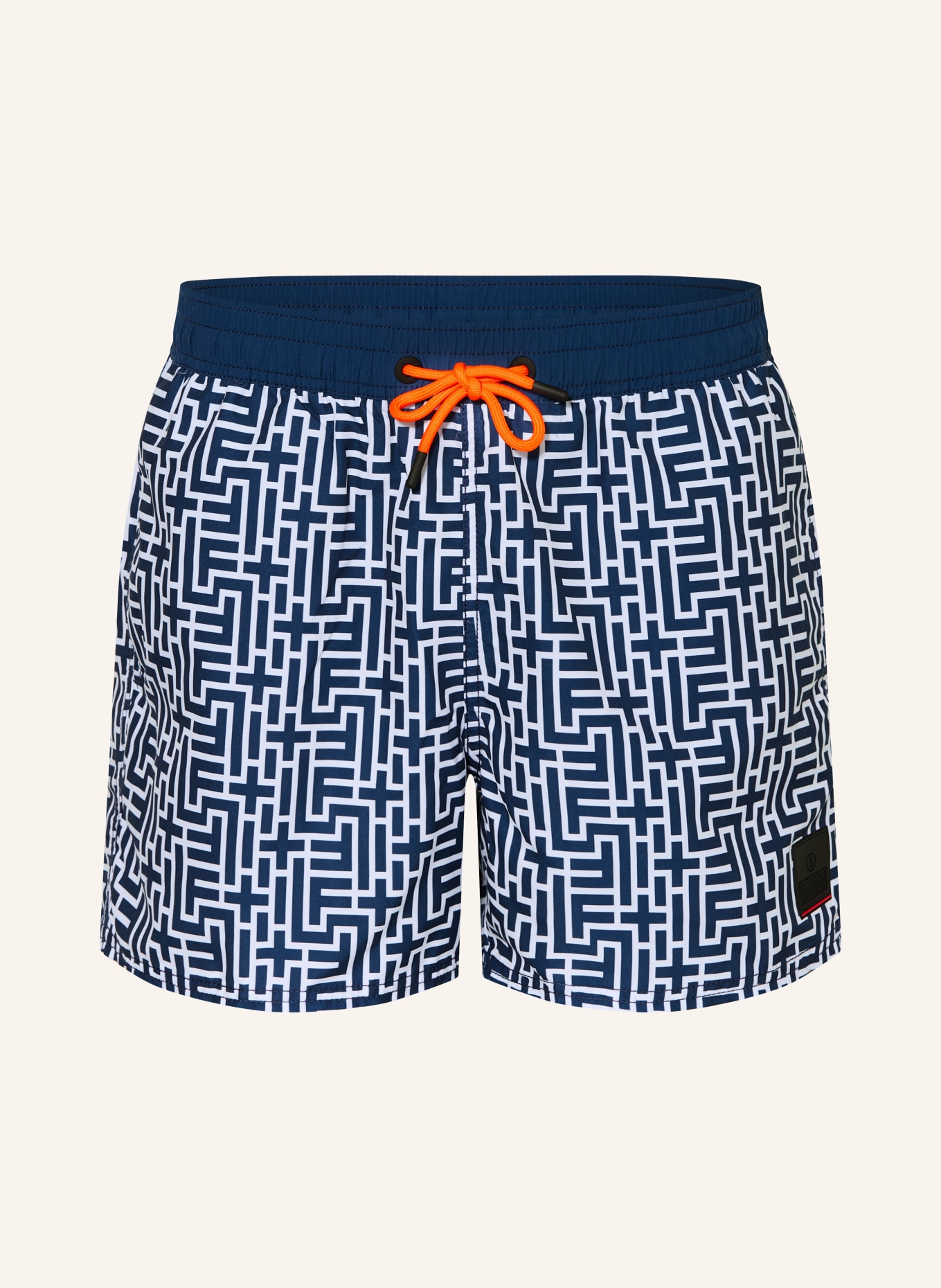 FIRE+ICE Badeshorts NELSON2: BLAU / WEISS