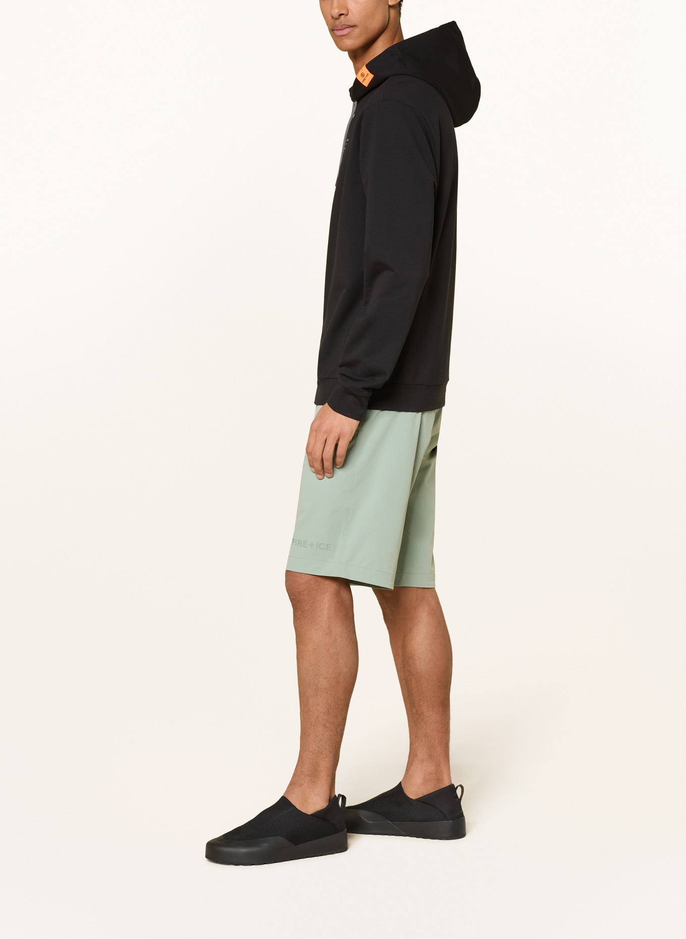 FIRE+ICE Hoodie CADELL: SCHWARZ