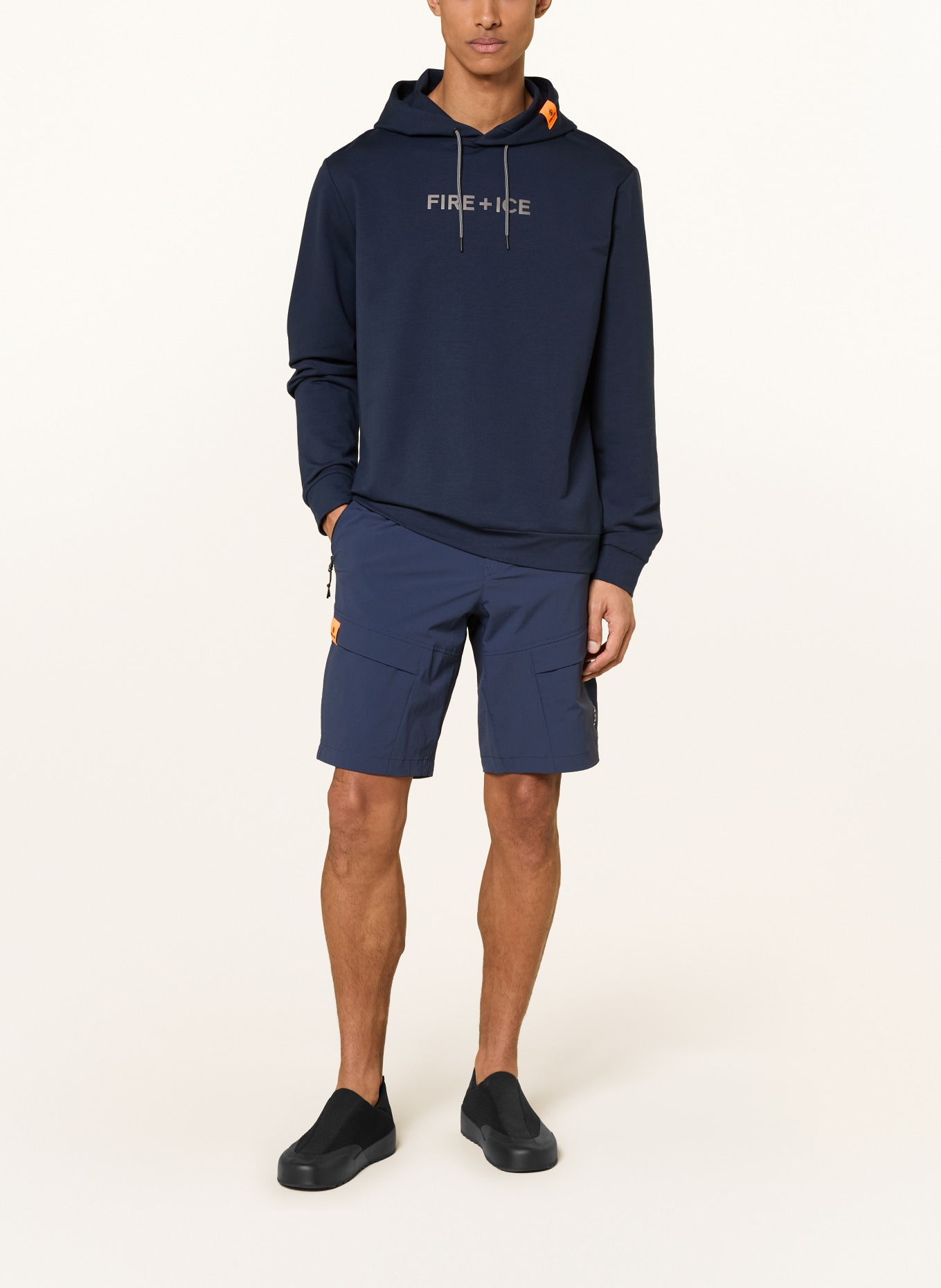 FIRE+ICE CADELL Hoodie: DARK BLUE