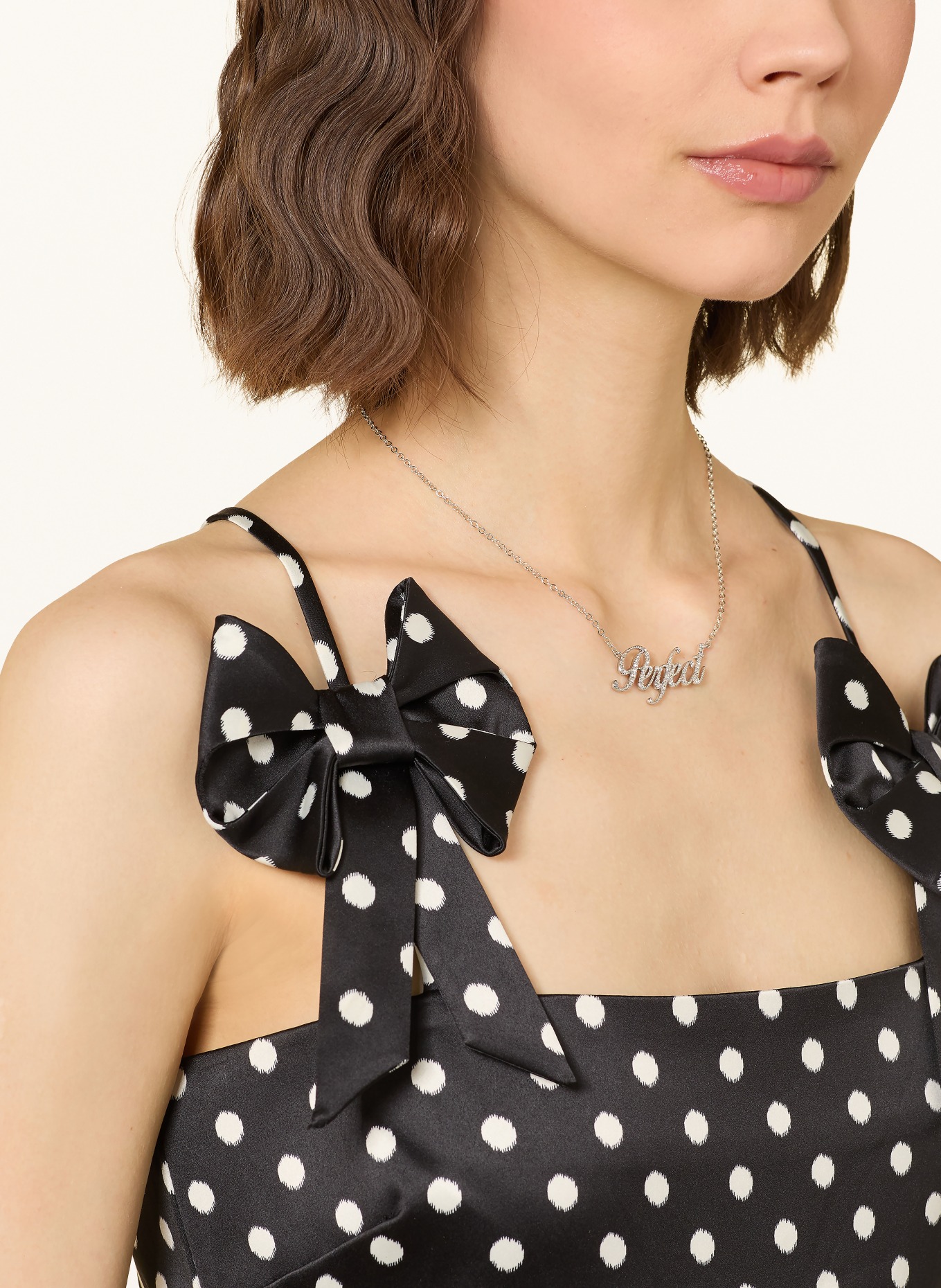 MARC JACOBS Halskette THE PERFECT PAVE NECKLACE: SILBER