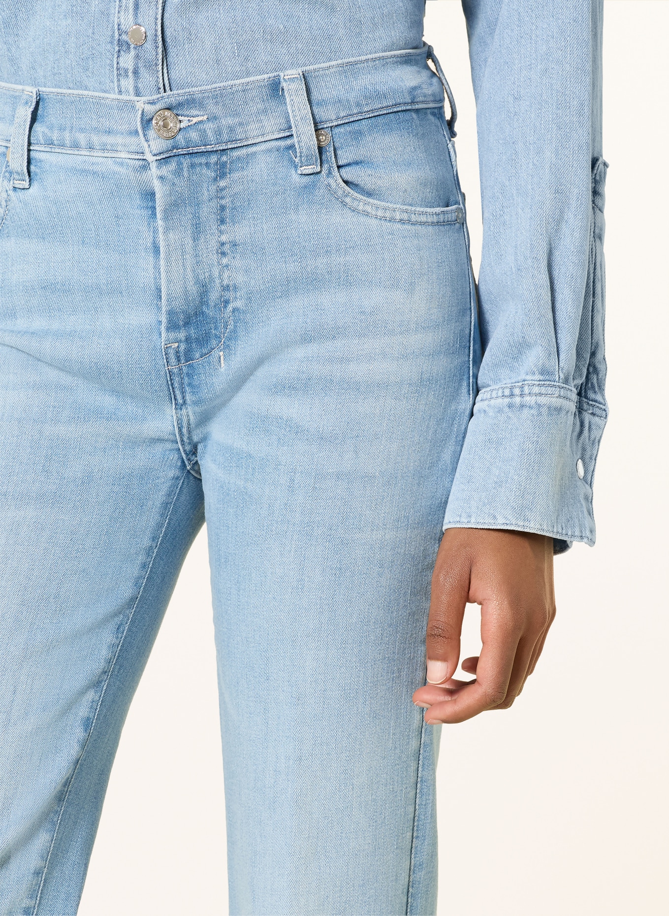 7 for all mankind Jean évasé DOJO: 3DH Light Blue