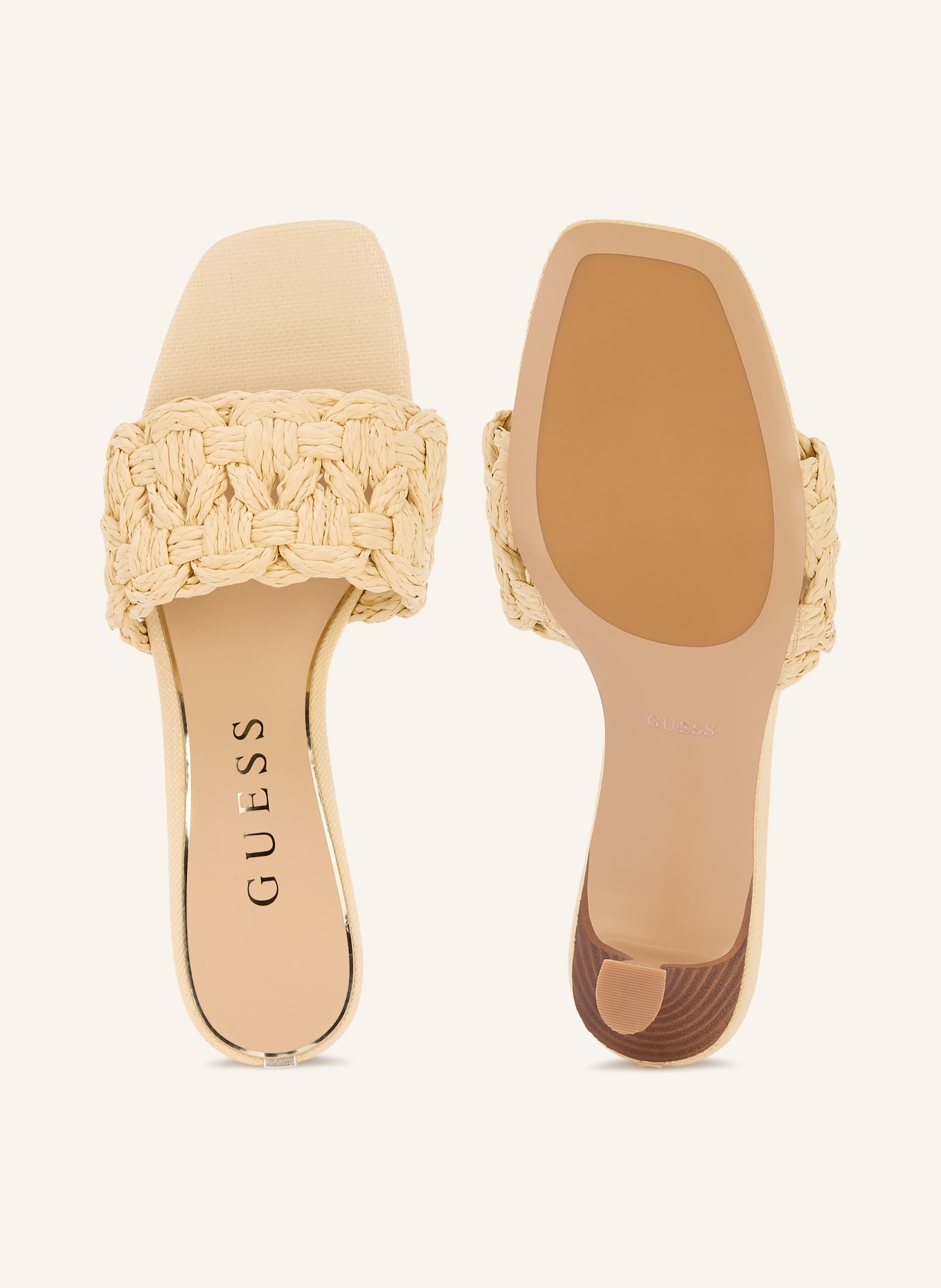 GUESS Mules DISSY: CREME