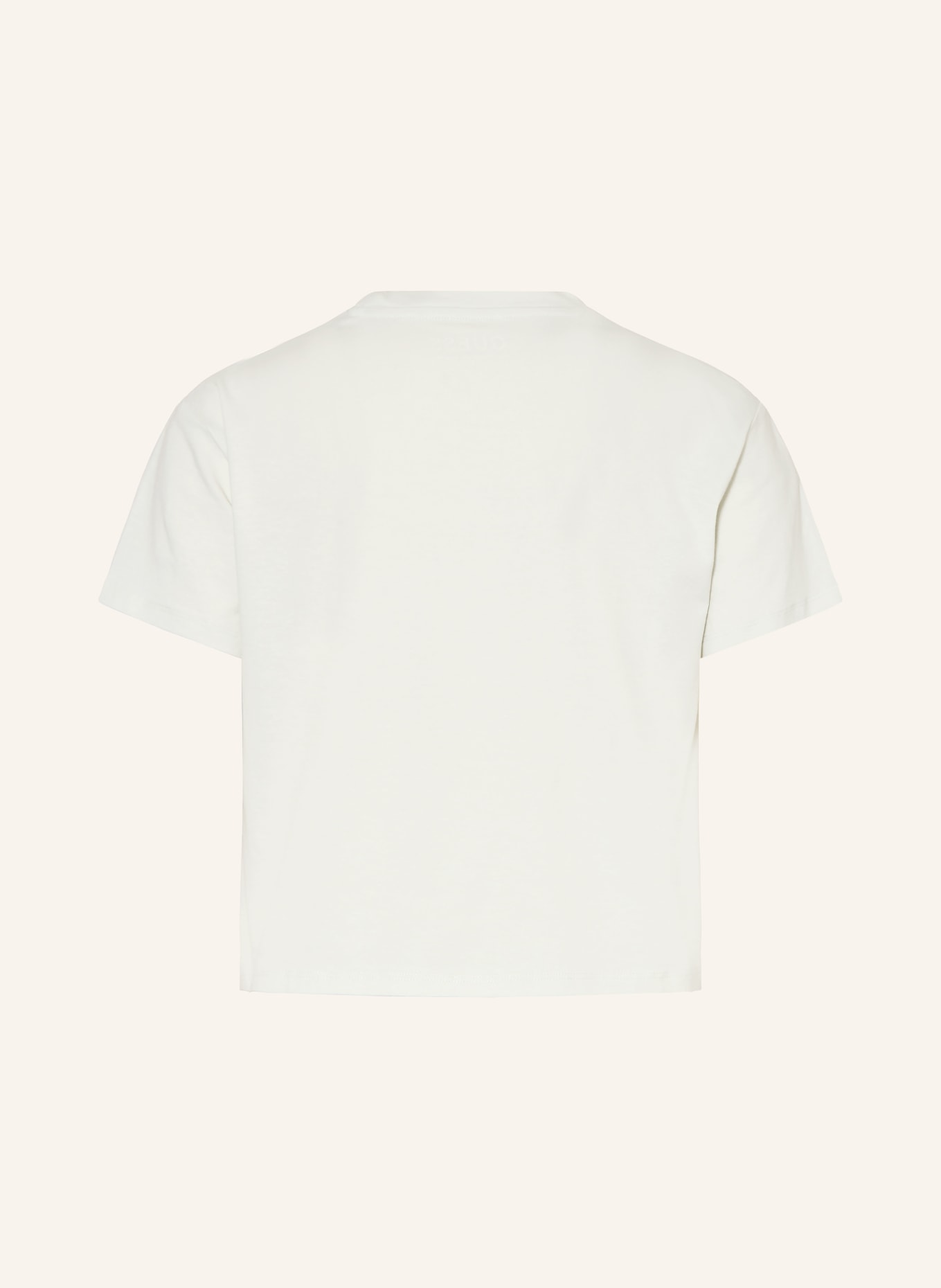 GUESS T-shirt: CRÈME / BLEU