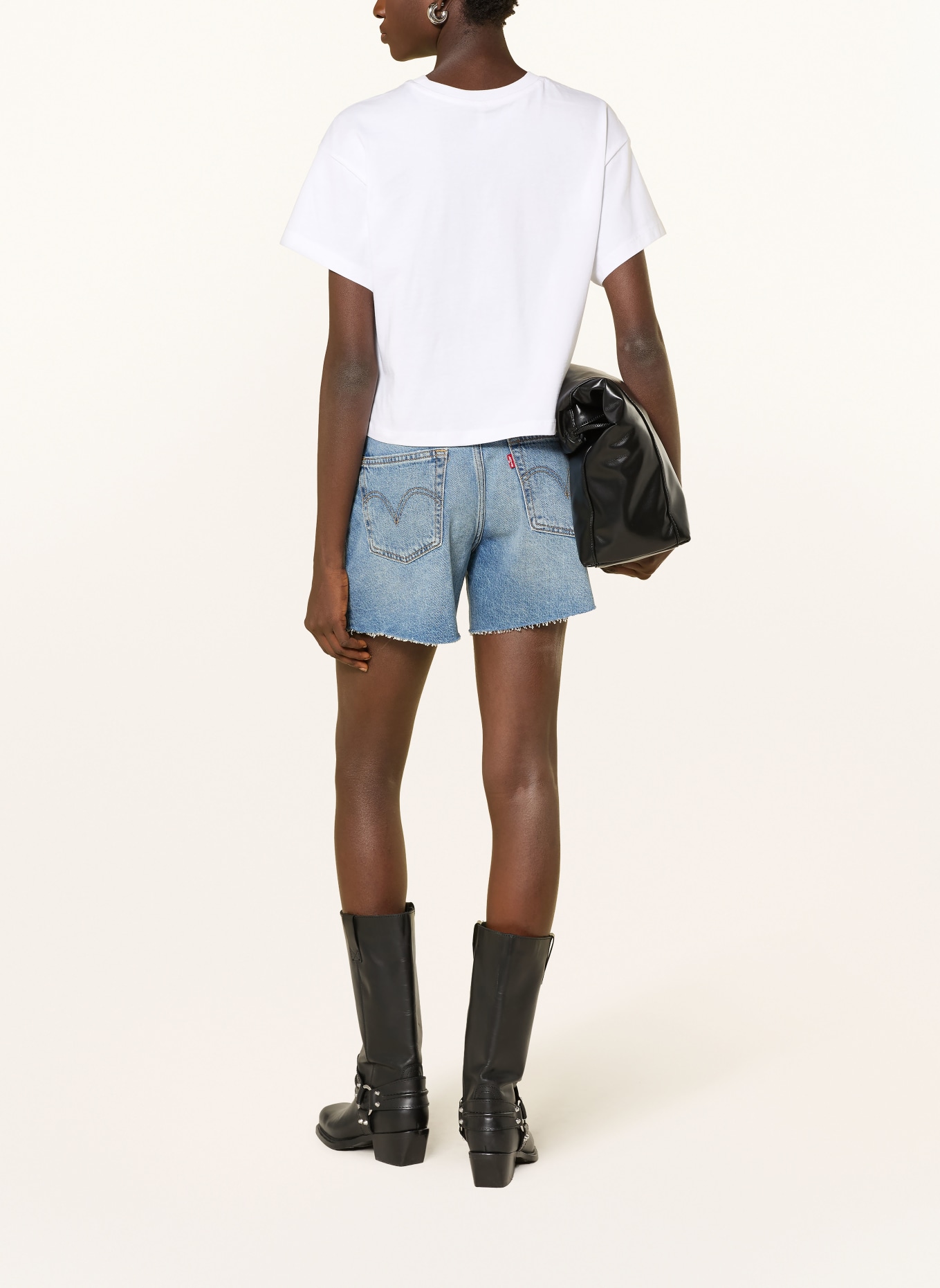 ONLY T-Shirt: WEISS / PINK / GELB