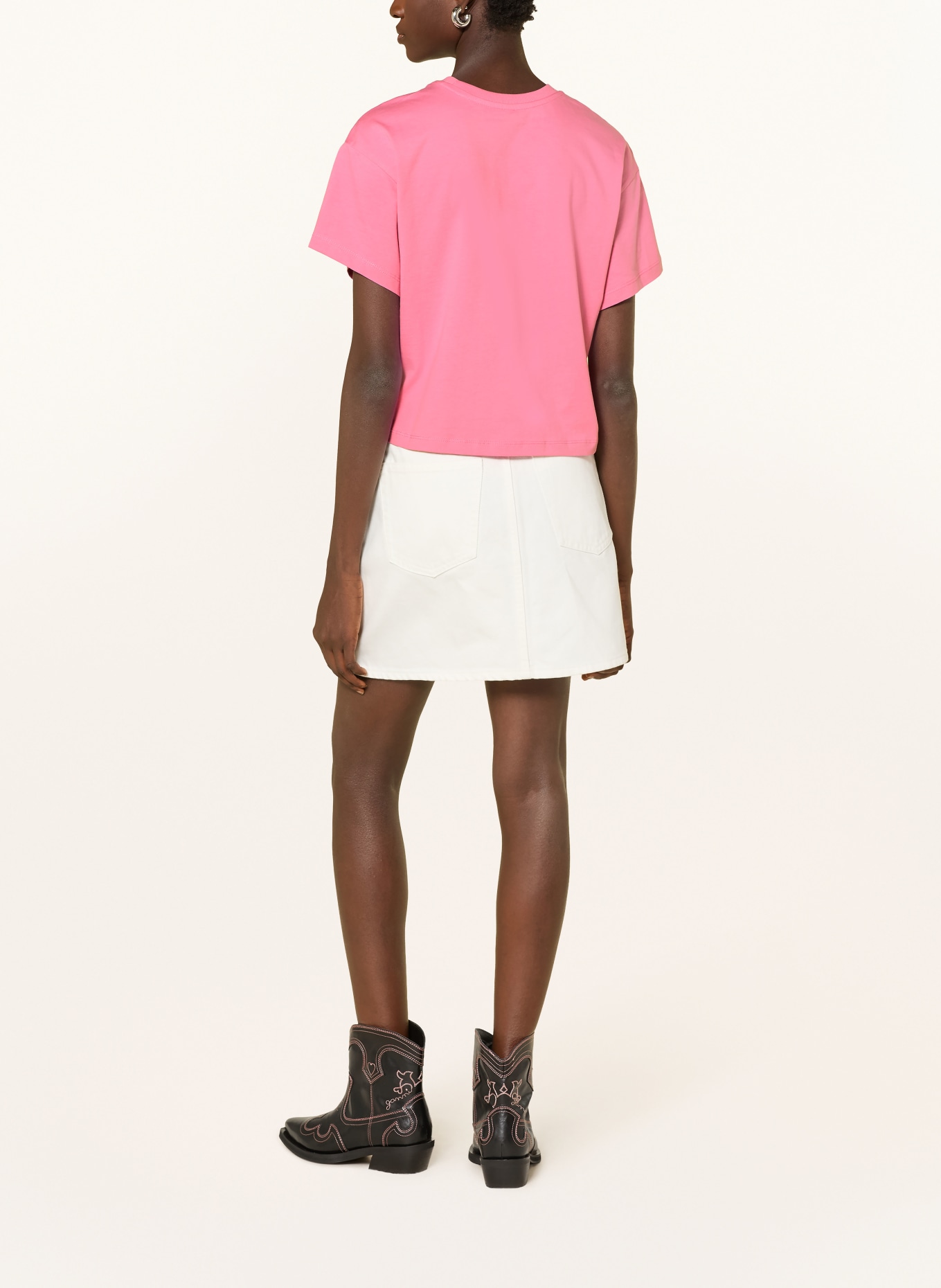 ONLY T-Shirt: PINK / GELB