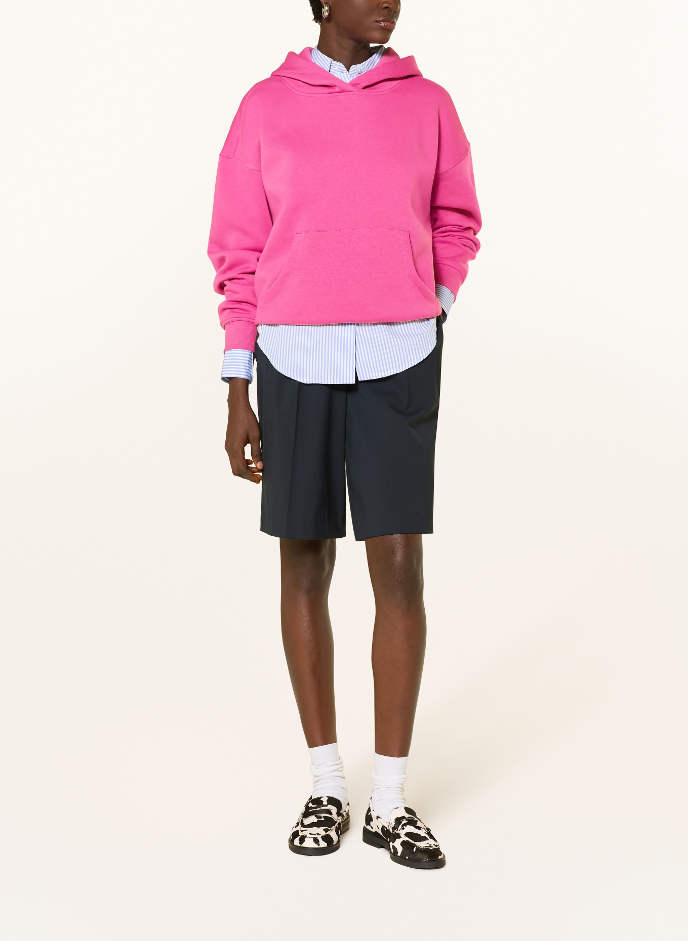 ONLY sweat à capuche: FUCHSIA