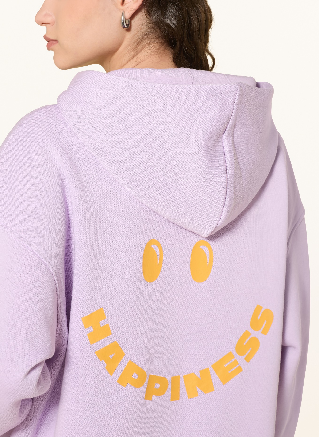 ONLY sweat à capuche: LILAS CLAIR / JAUNE