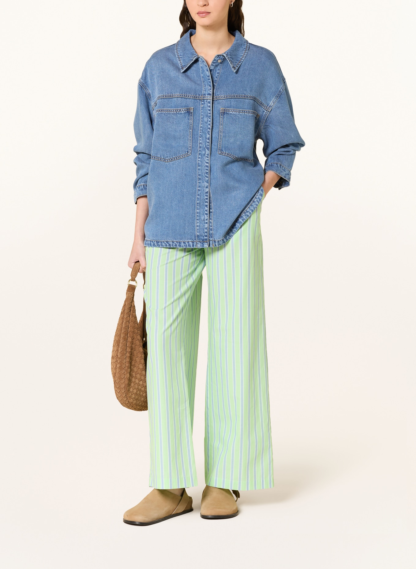 ONLY Jeansbluse: BLAU