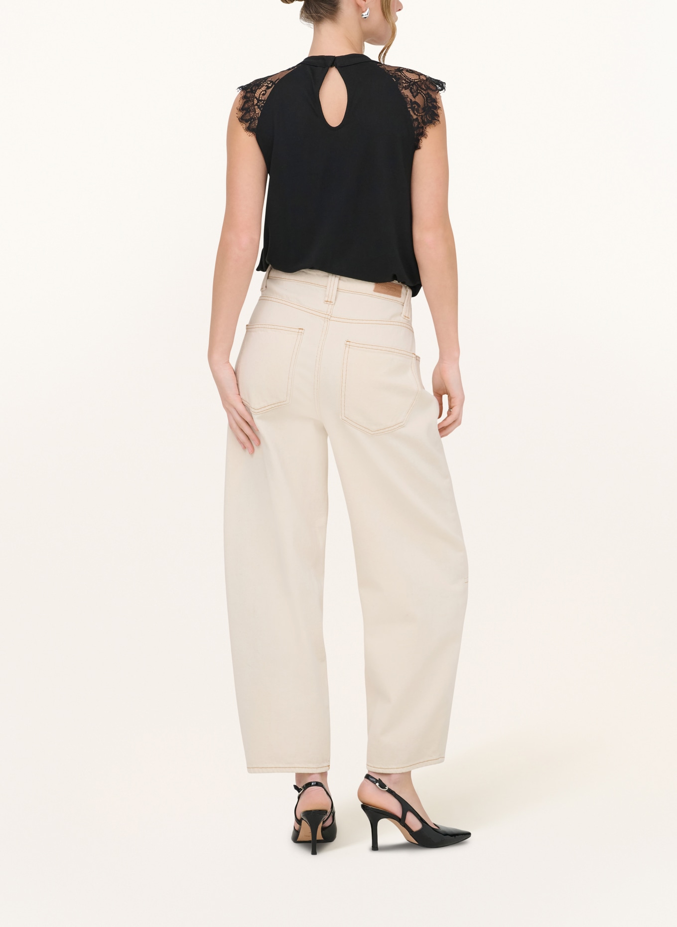 ONLY Barrel Jeans FRANKIE: ECRU