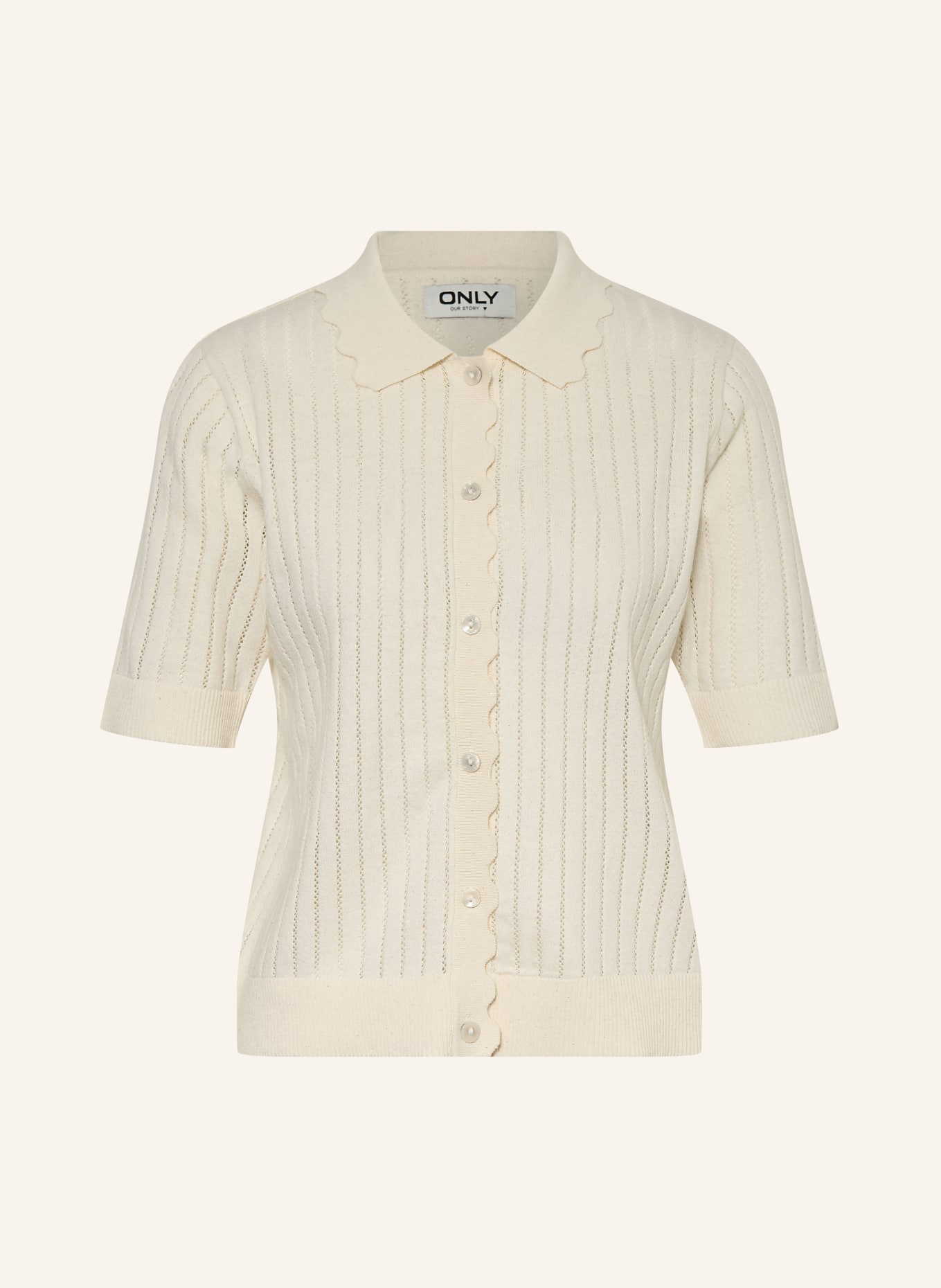 ONLY Strickjacke: ECRU