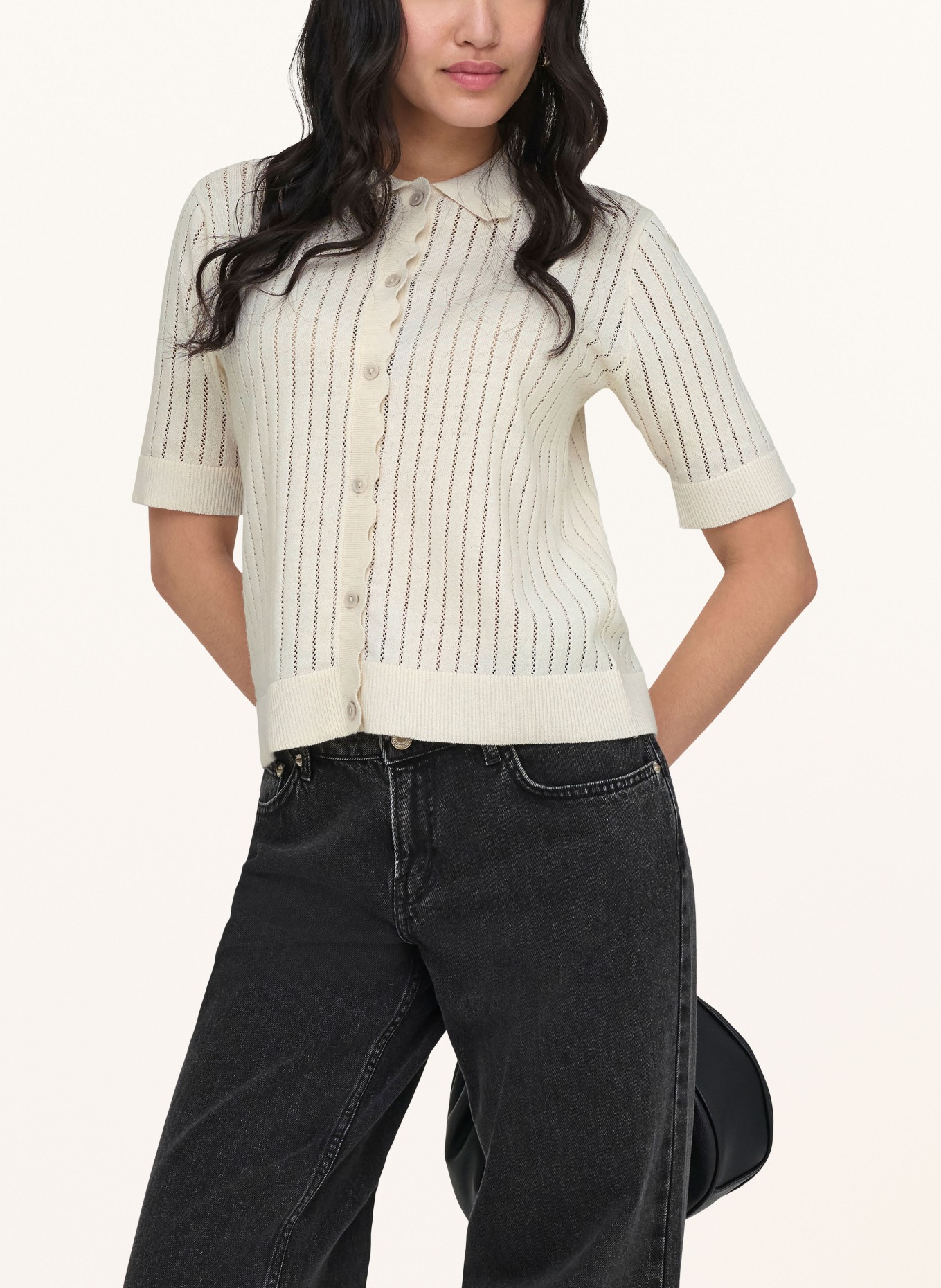 ONLY Strickjacke: ECRU