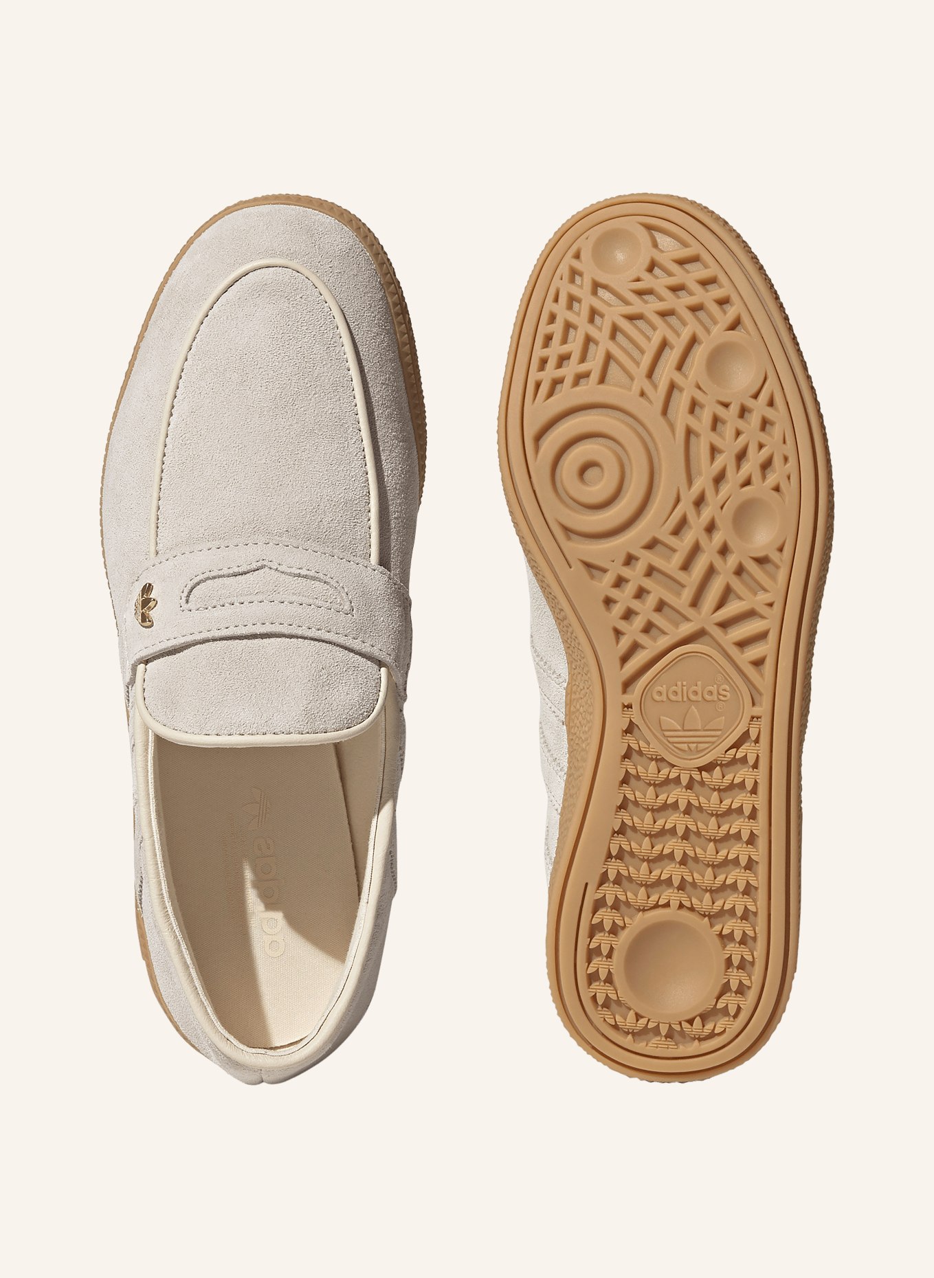 adidas Originals Mocassins Penny - SPÉCIAL HANDBALL: BEIGE / OR / CRÈME