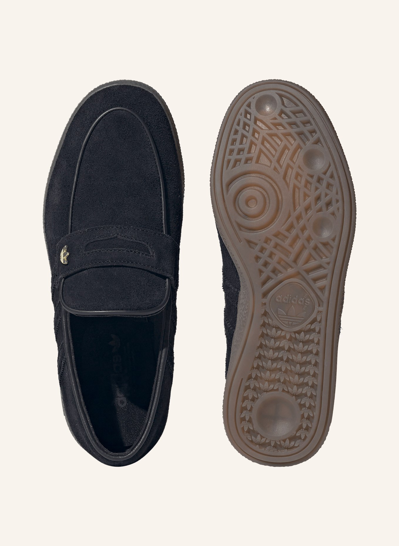 adidas Originals Mocassins Penny - SPÉCIAL HANDBALL: NOIR / OR