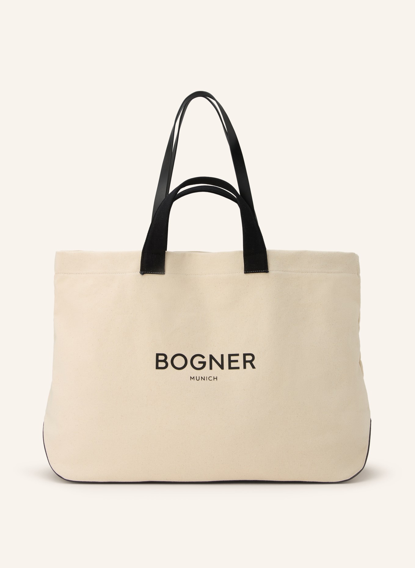 BOGNER Shopper CURIO AMBRE: CREME / SCHWARZ