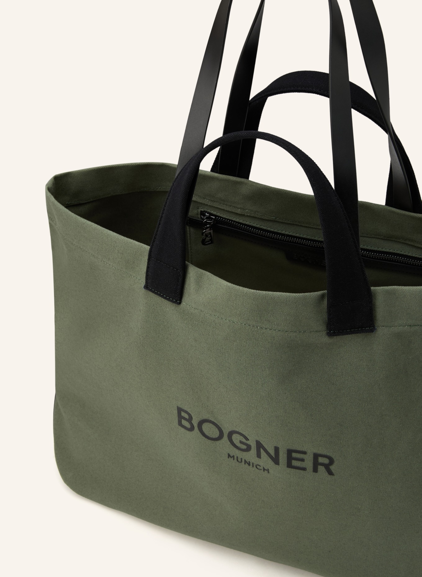 BOGNER Shopper CURIO AMBRE: DUNKELGRÜN / SCHWARZ