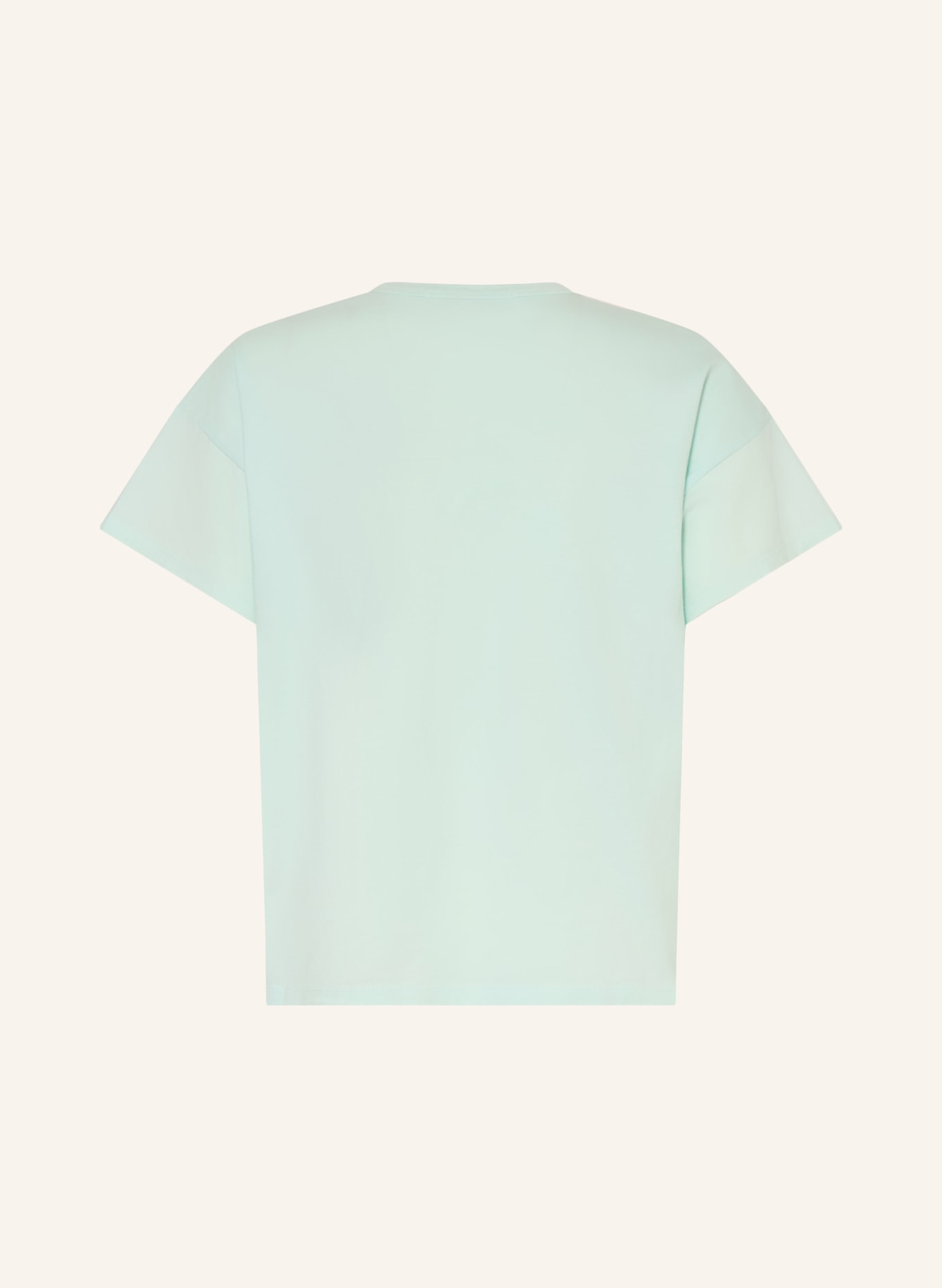 BOBO CHOSES T-shirt: LICHTBLAUW / COGNAC / GROEN